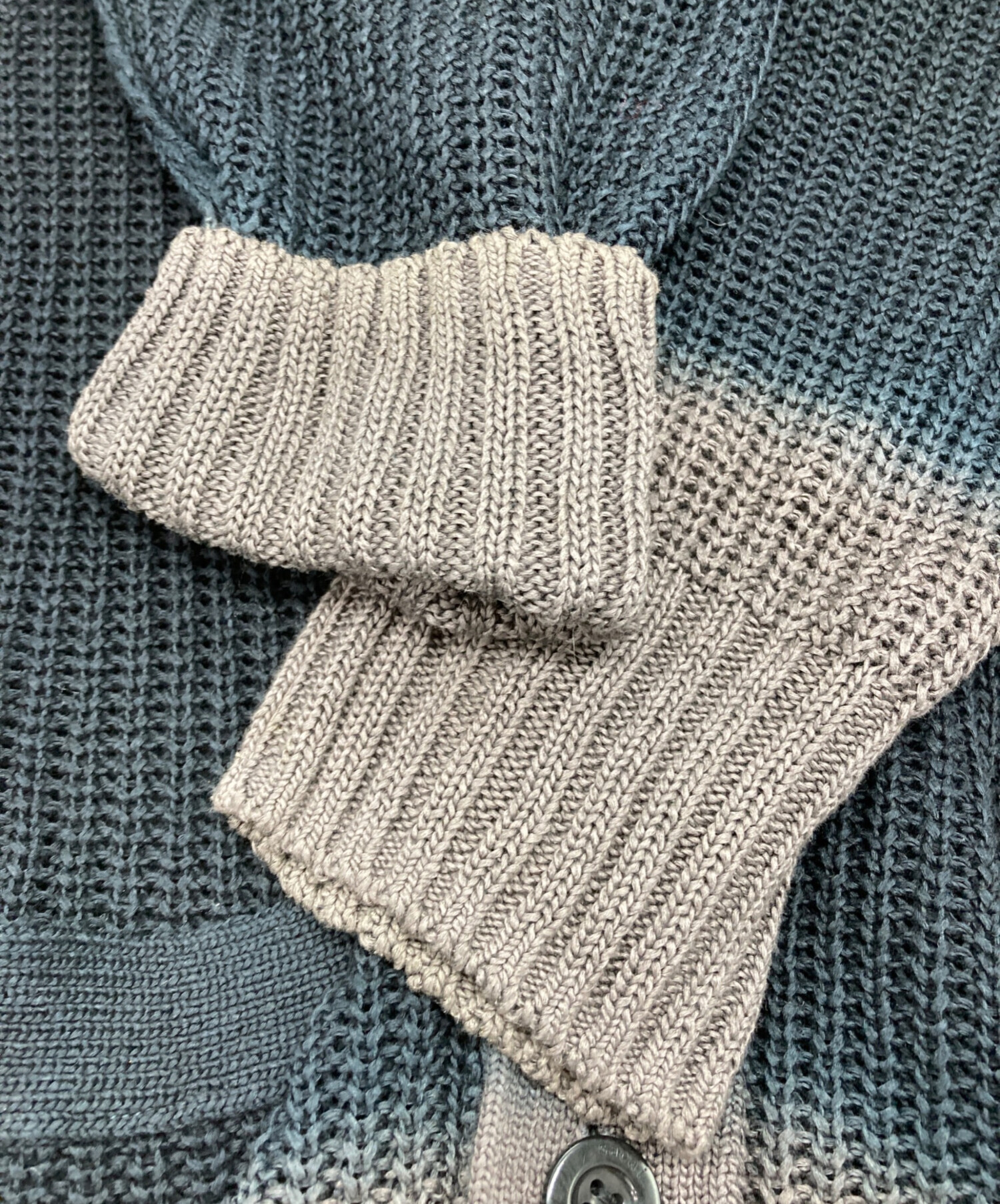 中古・古着通販】sacai (サカイ) Gradation Knit Cardigan ブラック