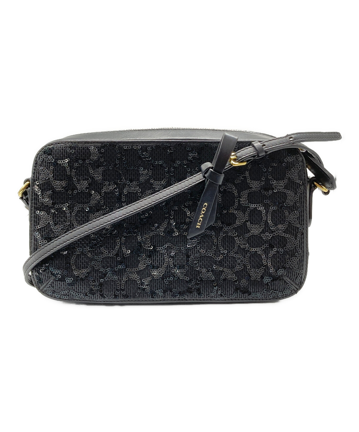 中古・古着通販】COACH (コーチ) スパンコール シグネチャー 