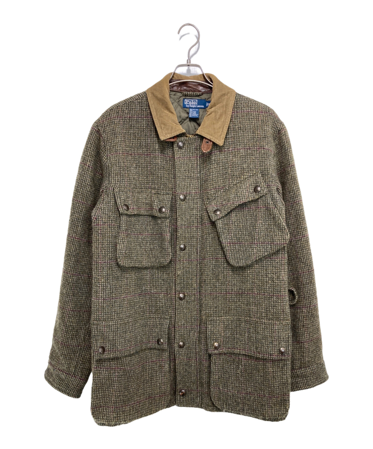 polo by Ralph Lauren ハンティングジャケット ヴィンテージ 中古・古着通販】POLO RALPH LAUREN (ポロ・ラルフローレン) ツイード