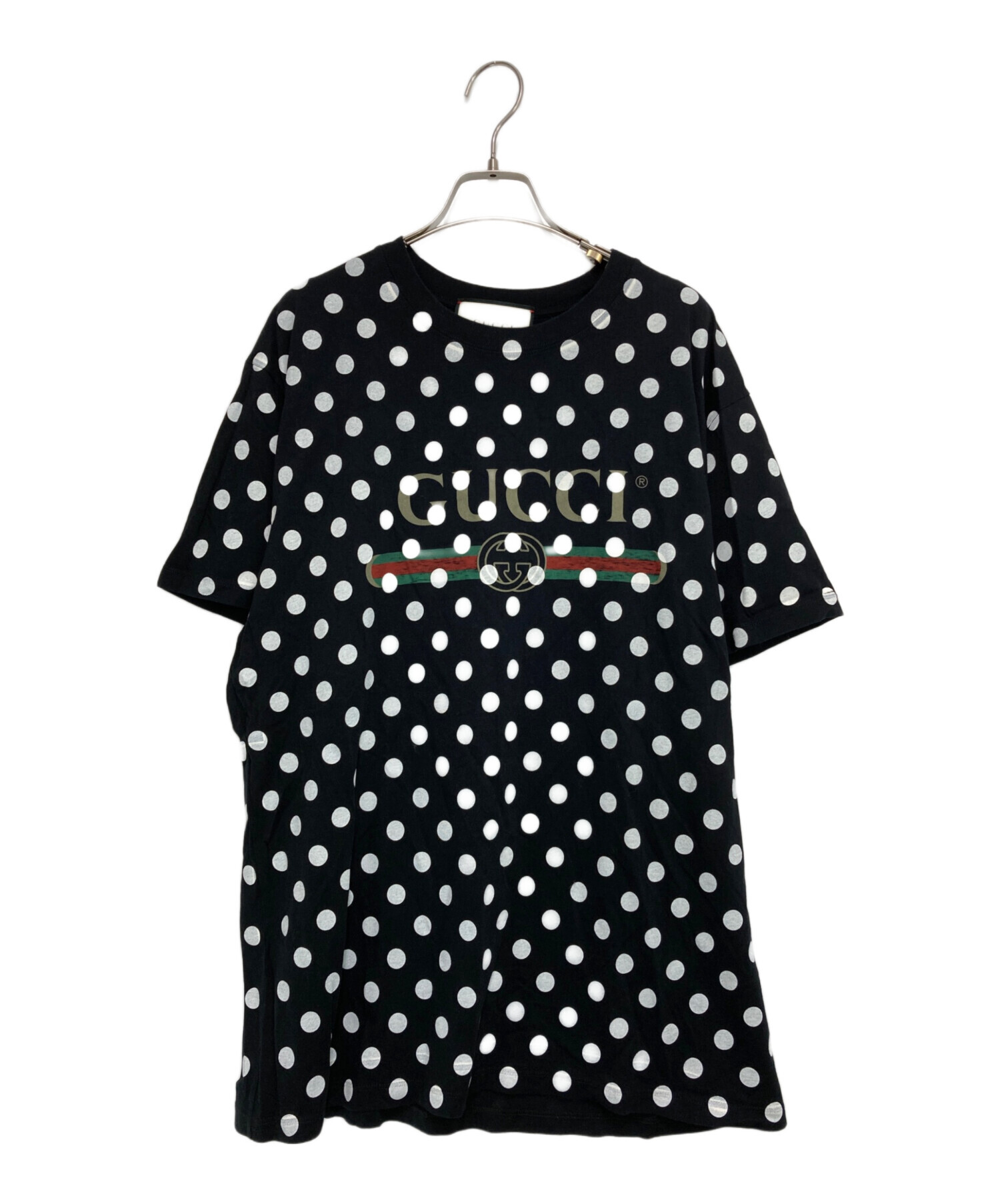 中古・古着通販】GUCCI (グッチ) ポルカドットプリント Tシャツ