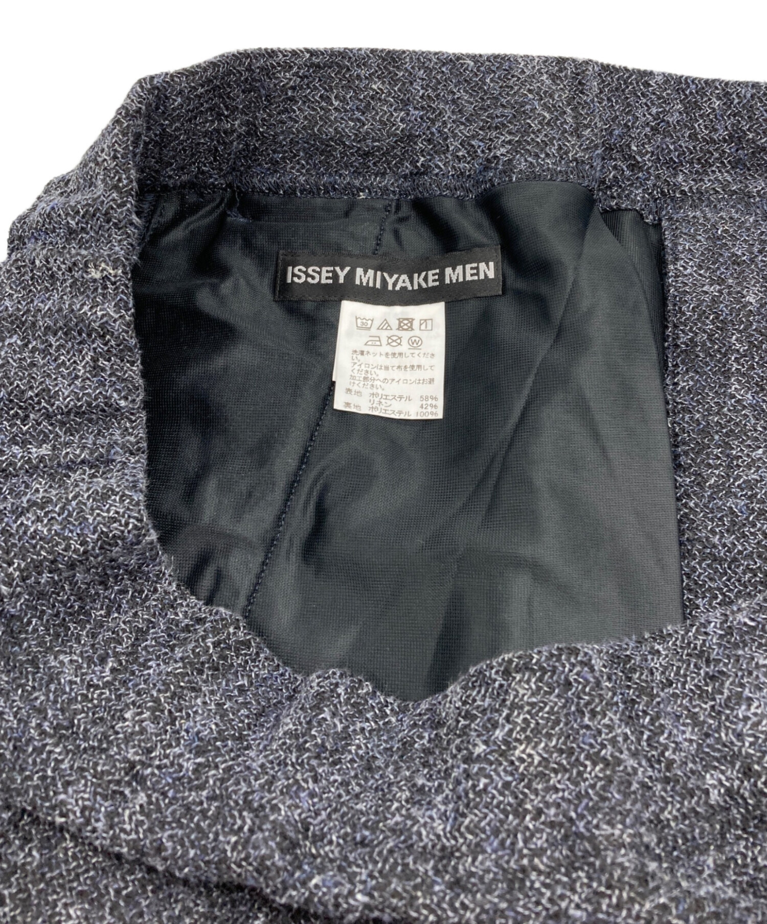 中古・古着通販】ISSEY MIYAKE MEN (イッセイミヤケメン) リネン混