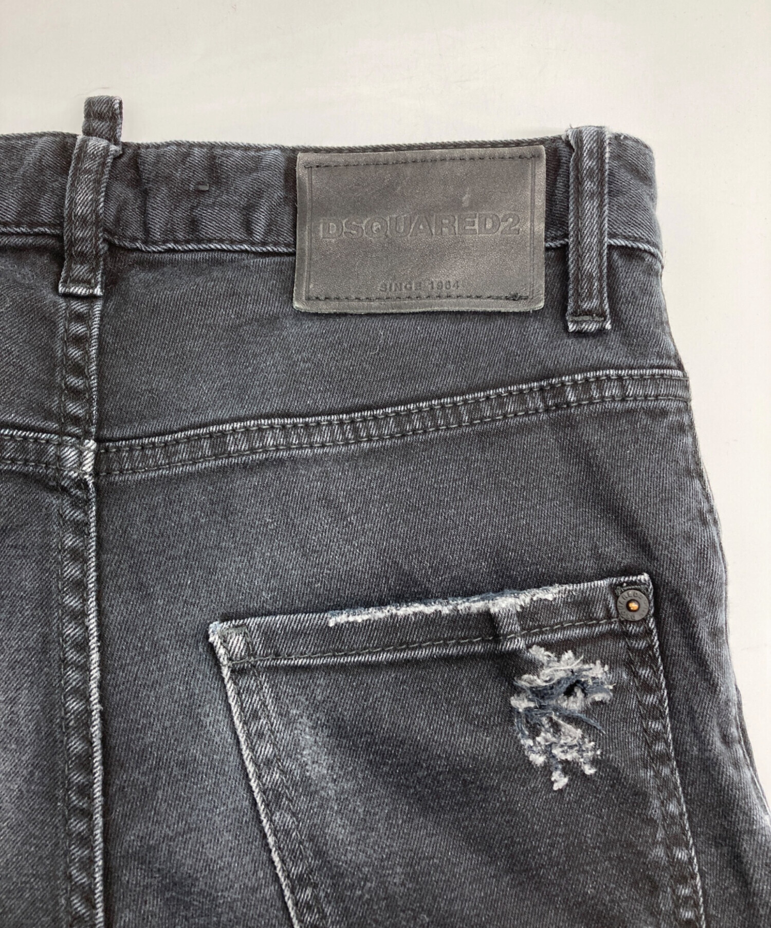 中古・古着通販】DSQUARED2 (ディースクエアード) ダメージスキニー
