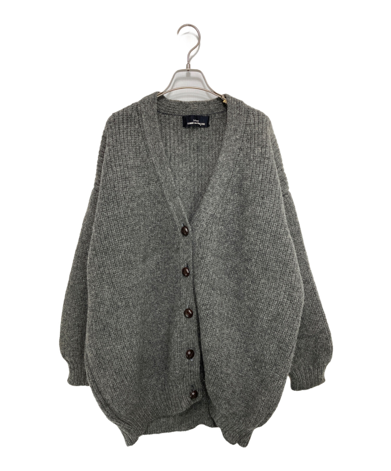 美品　トリココムデギャルソン AD2009 切替ウールカーディガン 中古・古着通販】tricot COMME des GARCONS (トリココムデギャルソン