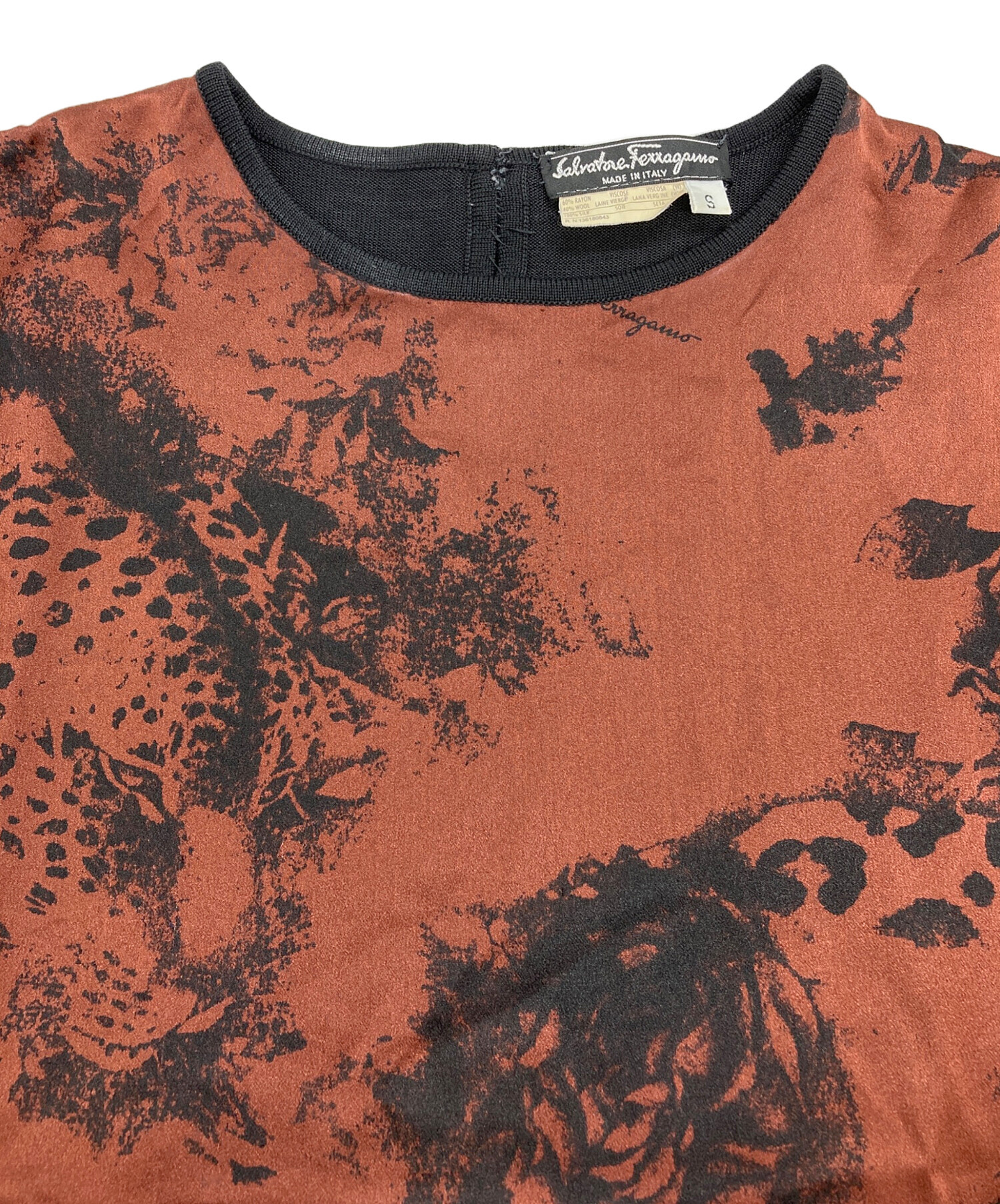 フェラガモ　シルクニット 中古・古着通販】Salvatore Ferragamo (サルヴァトーレ フェラガモ