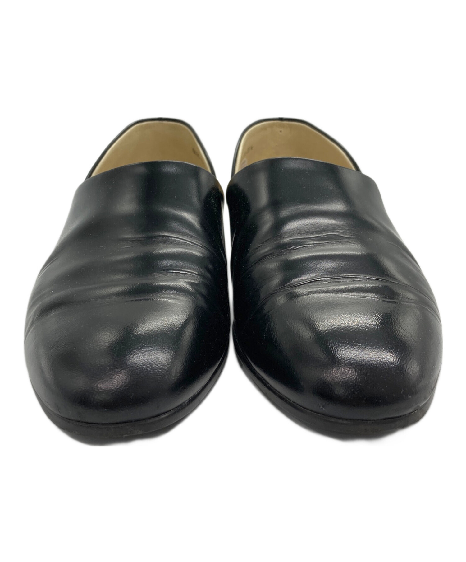 【未使用級】HARUTA ハルタ spock レザー メンズ 黒 26cm 中古・古着通販】HARUTA (ハルタ) ヒールアップスポックシューズ