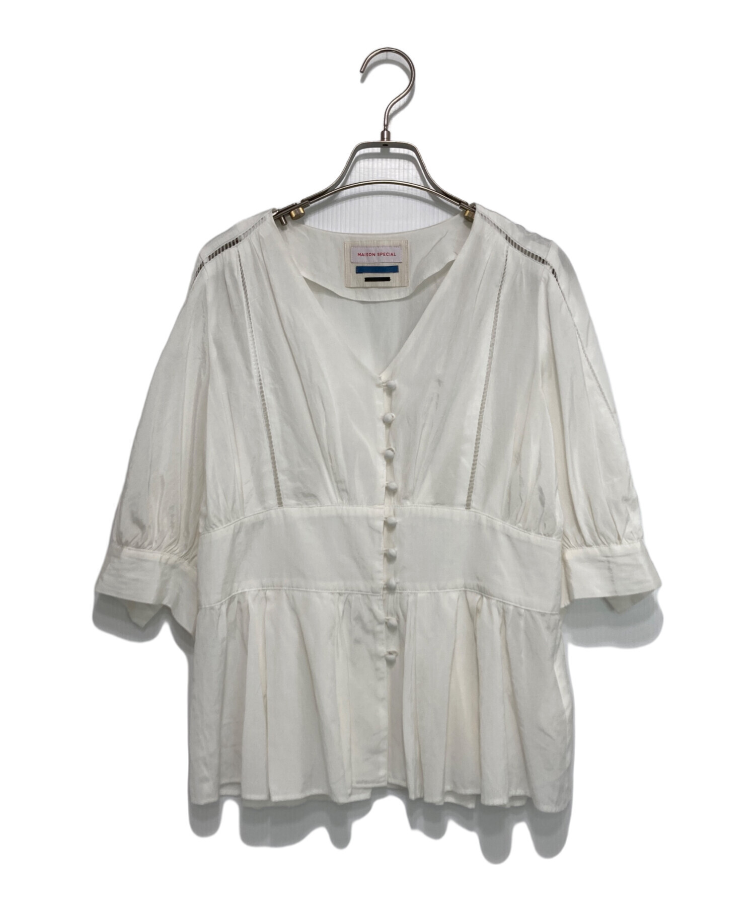 中古・古着通販】MAISON SPECIAL (メゾンスペシャル) ラダーレース 