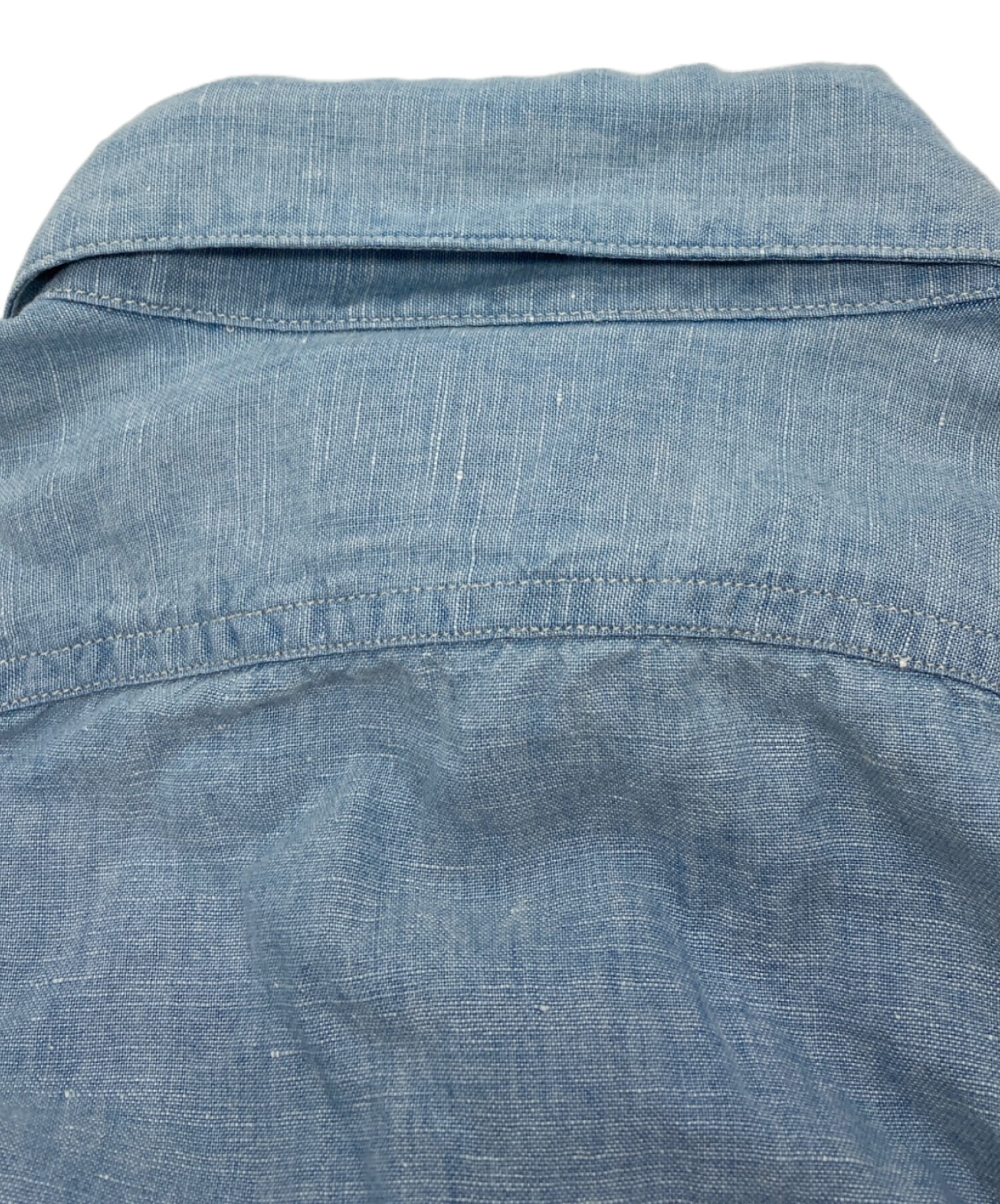 中古・古着通販】RRL (ダブルアールエル) 半袖シャンブレーシャツ