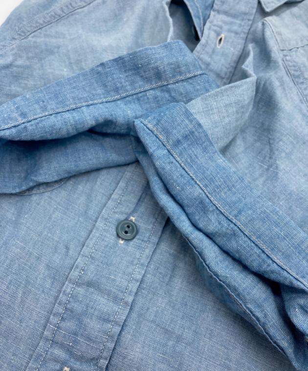 中古・古着通販】RRL (ダブルアールエル) 半袖シャンブレーシャツ