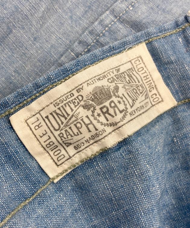 中古・古着通販】RRL (ダブルアールエル) 半袖シャンブレーシャツ