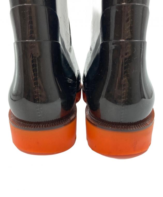 中古・古着通販】GUCCI (グッチ) GG PVC レインブーツ ブラック