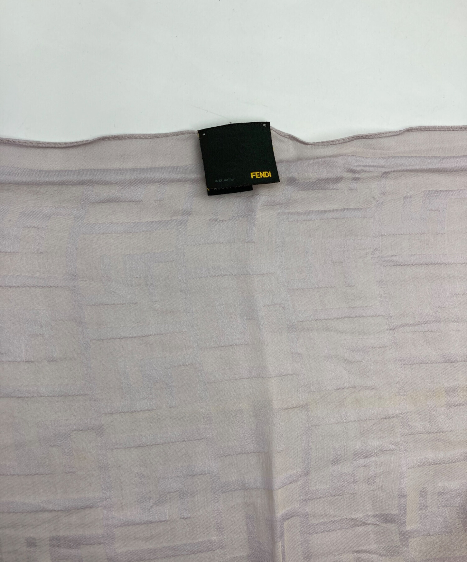 中古・古着通販】FENDI (フェンディ) ズッカ柄シルクストール ピンク