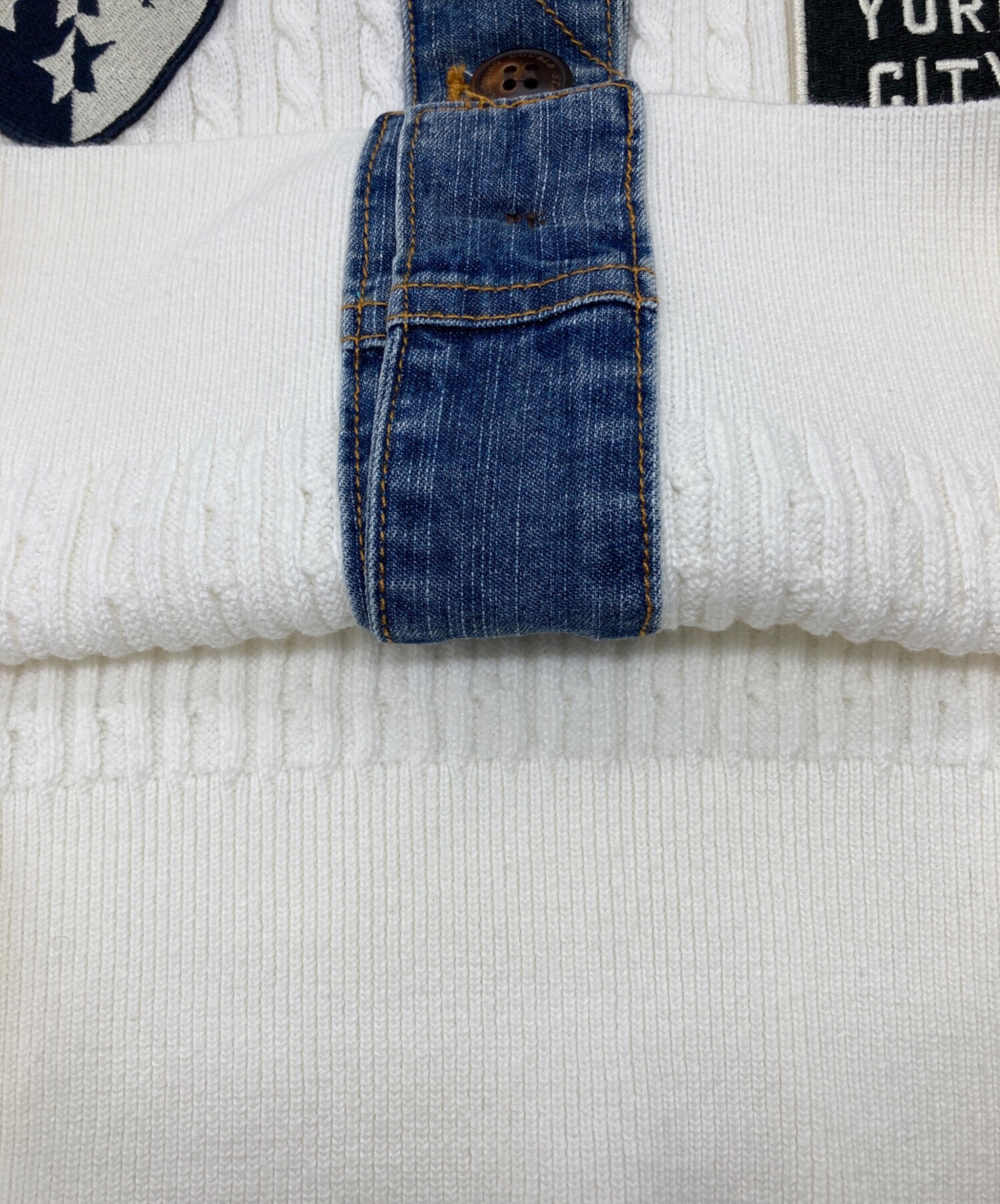 ダブルスタンダードクロージング　ケーブルニット カーディガン 36 中古・古着通販】DOUBLE STANDARD CLOTHING (ダブルスタンダード