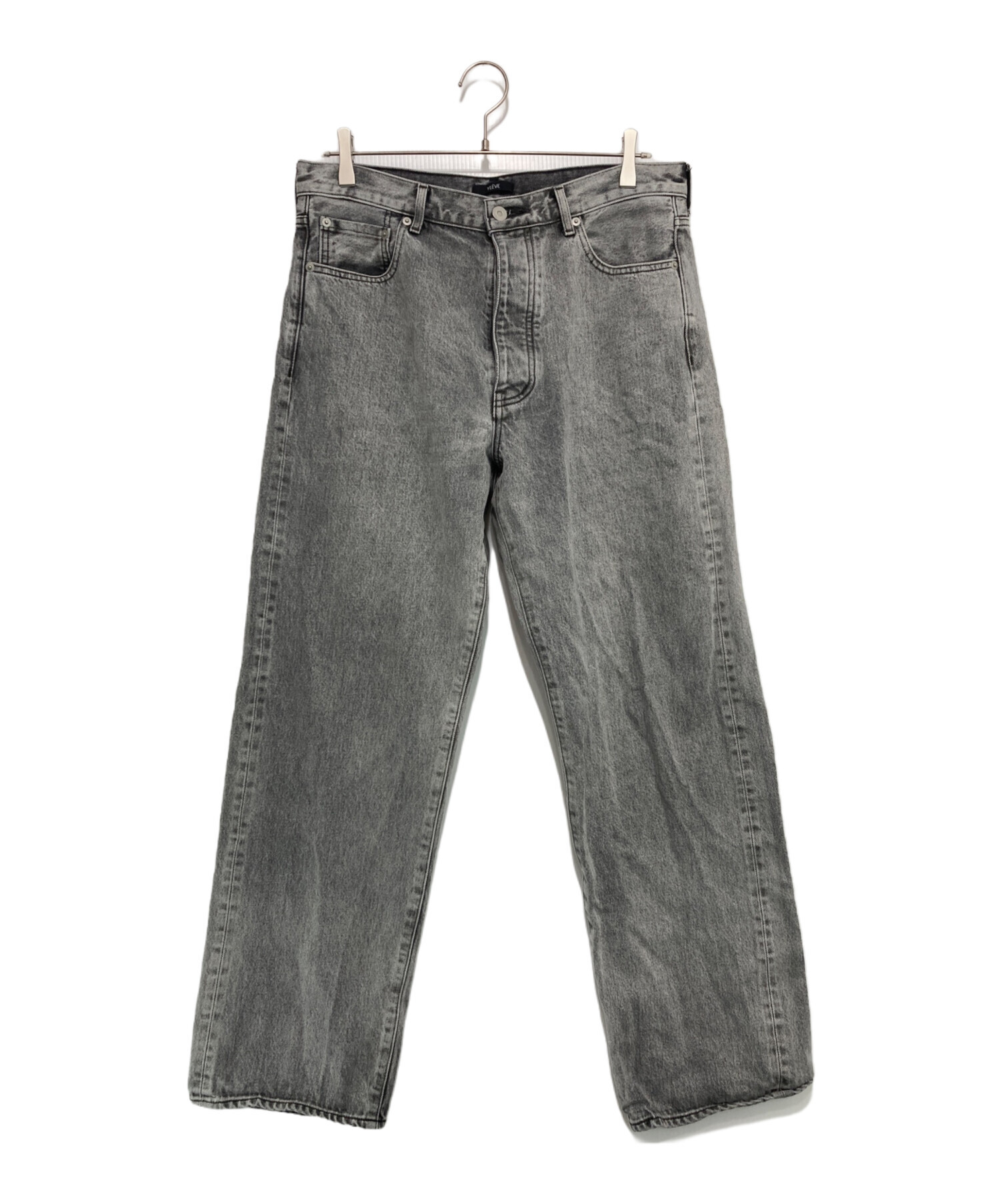 中古・古着通販】YLEVE (イレーヴ) 13.5ozセルビッジデニム グレー