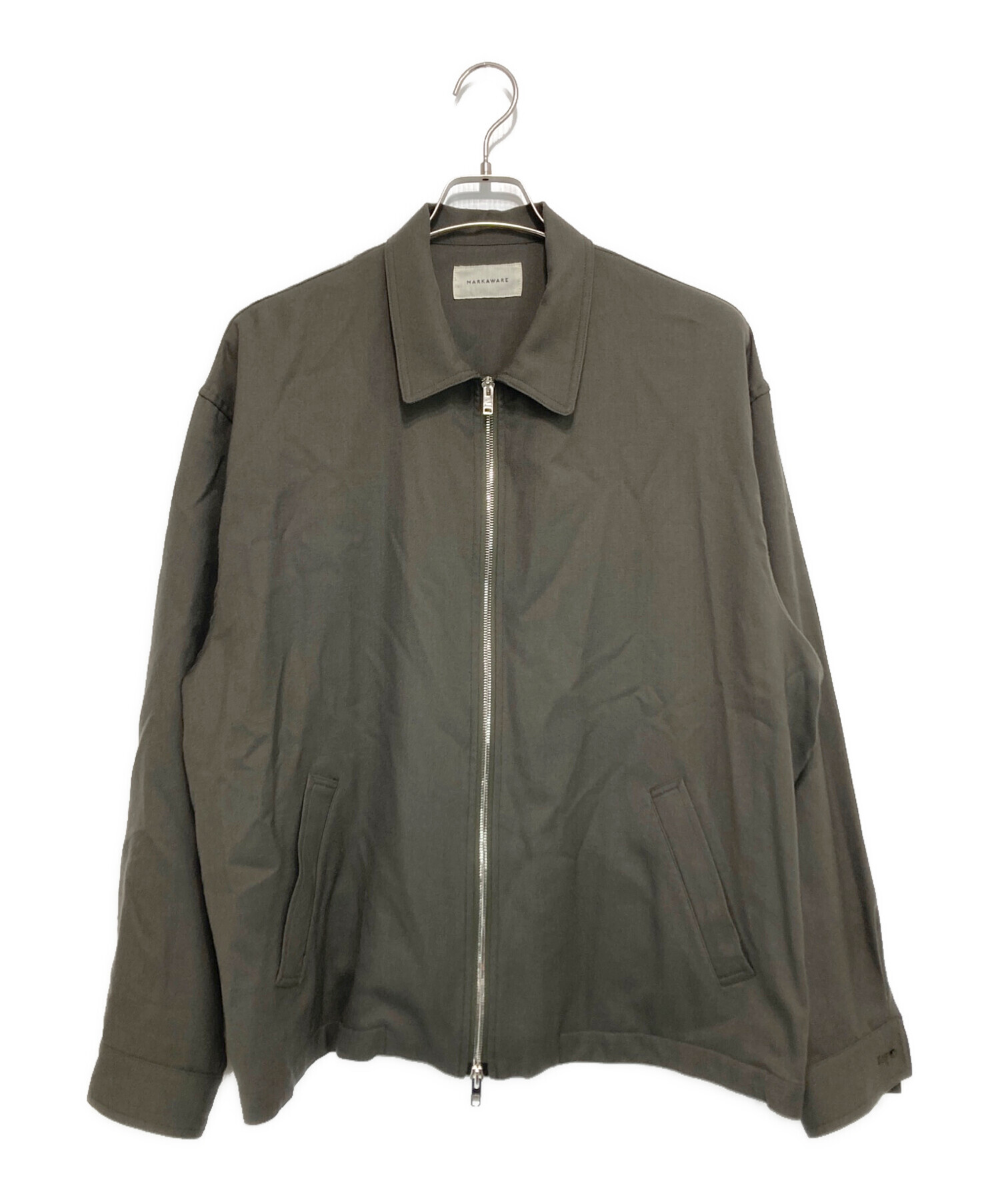 MARKAWARE マーカウェア カジュアルジャケット M カーキ 【古着】【中古】【送料無料】 中古・古着通販】MARKAWARE (マーカウェア) SPORTS JACKET / スポーツ
