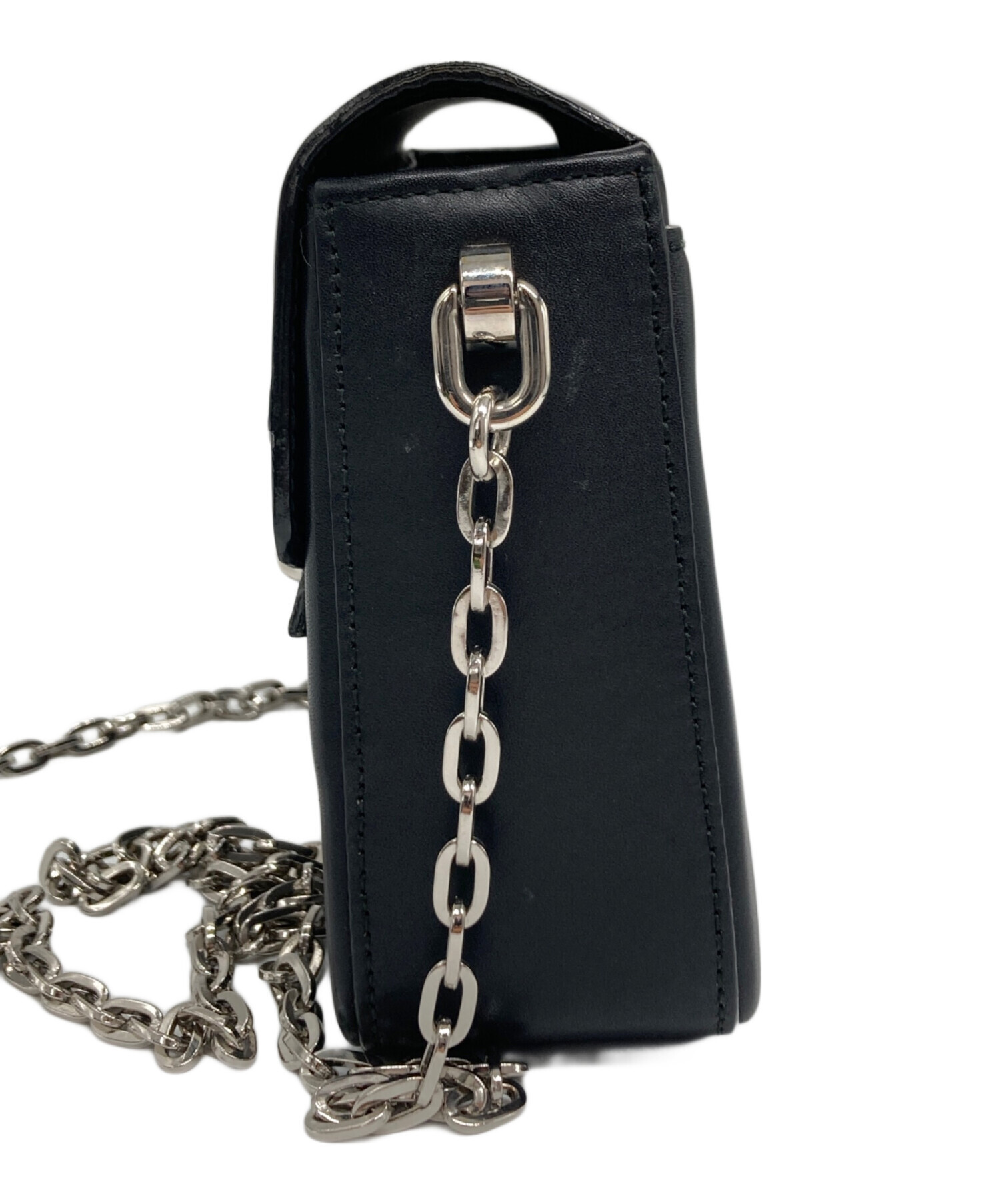 【SALE】BALLYショルダーバッグ国内未発売 中古・古着通販】BALLY (バリー) チェーンショルダーバッグ ブラック