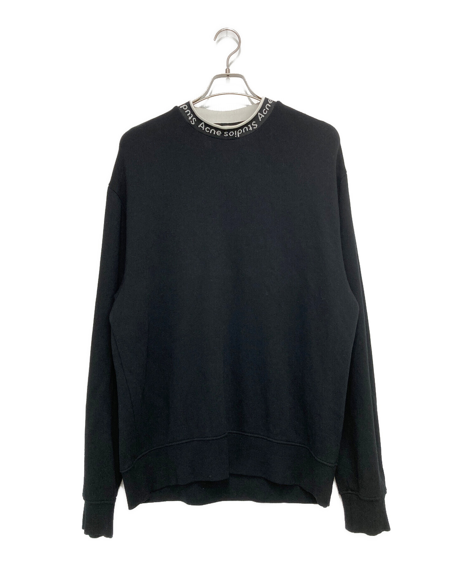 Acne Studios スウェット ブラック 中古・古着通販】Acne studios (アクネ ストゥディオズ) モックネック