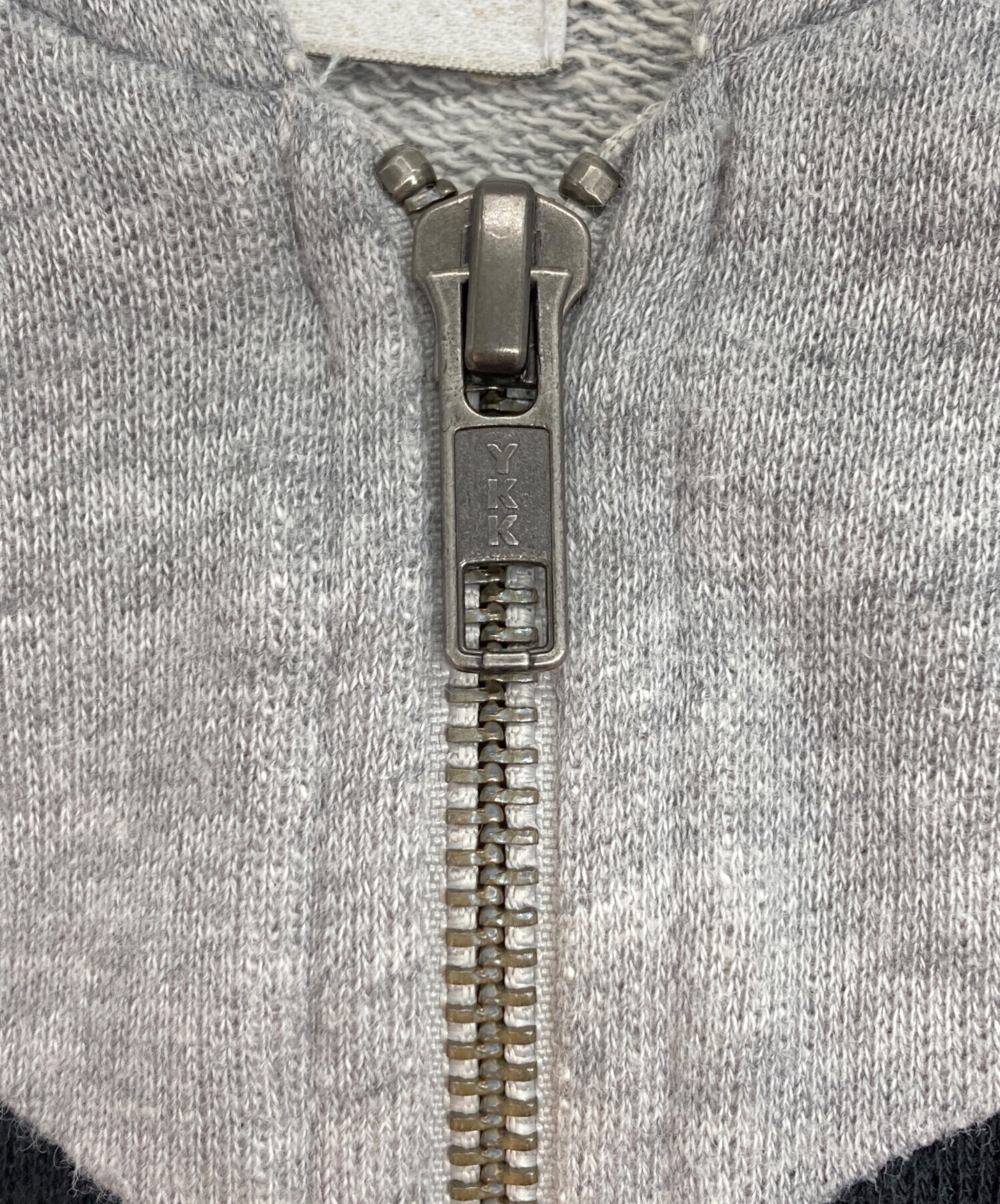 中古・古着通販】DIESEL (ディーゼル) ジップパーカー グレー×ブラック