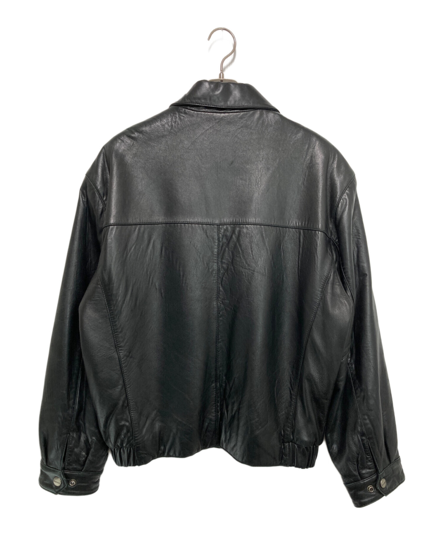 中古・古着通販】DOCKERS (ドッカーズ) レザージャケット ブラック