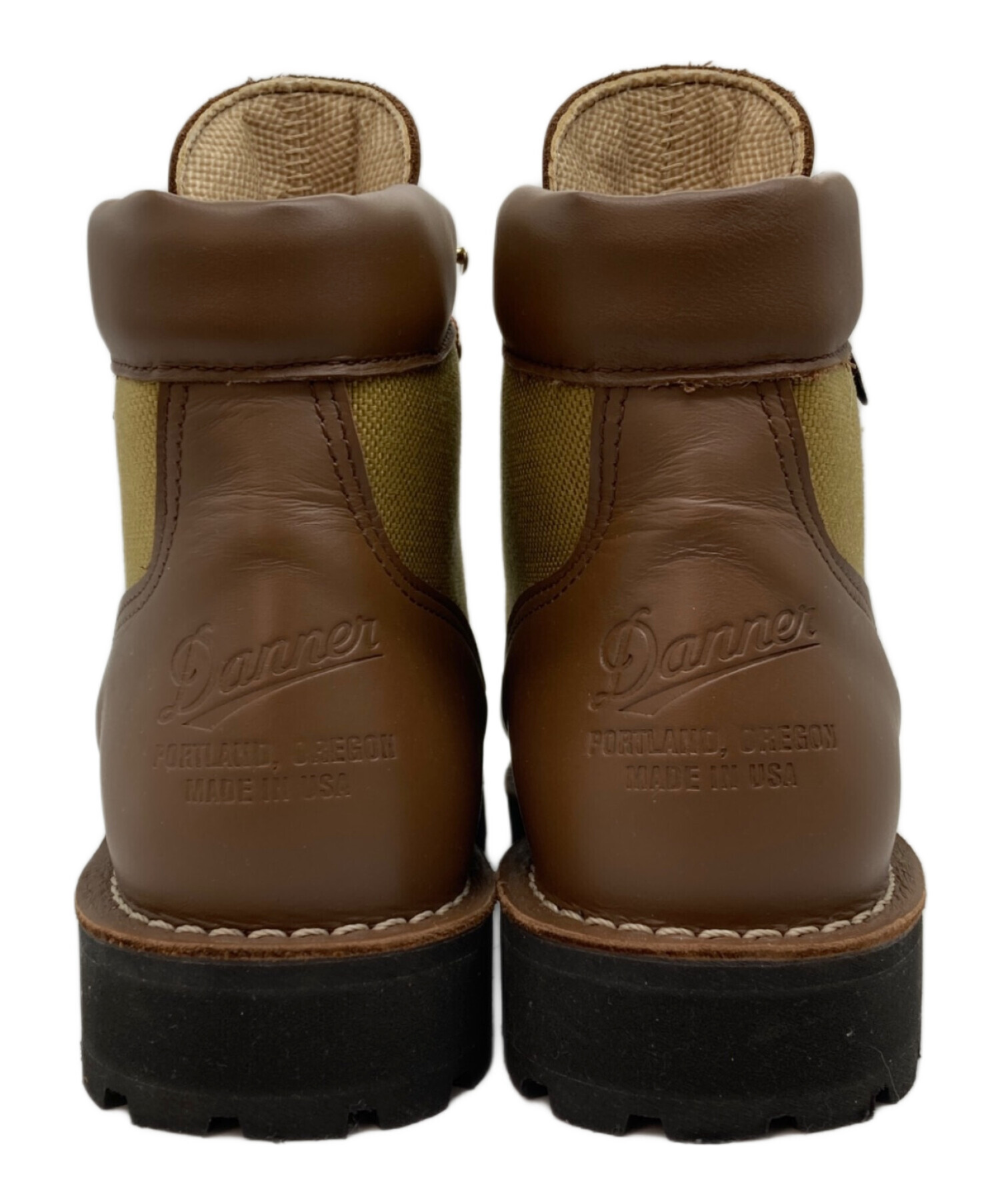 DANNER ダナーライト US8.5EE ブラウン 26.5 USA製 中古・古着通販】Danner (ダナー) DANNER LIGHT ブラウン×カーキ