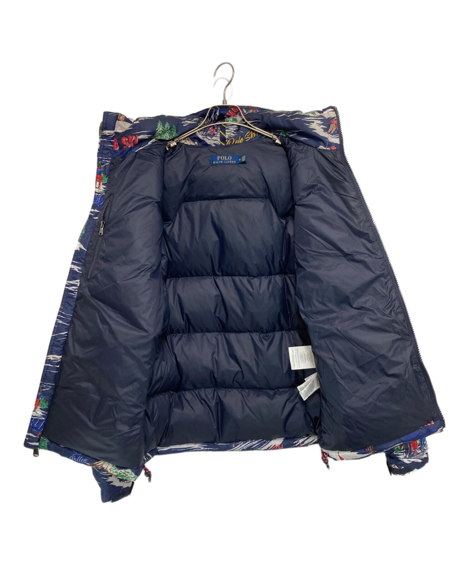 POLO RALPH LAUREN ダウンジャケット スキー柄 中古・古着通販】POLO RALPH LAUREN (ポロ・ラルフローレン) SKI DOWN