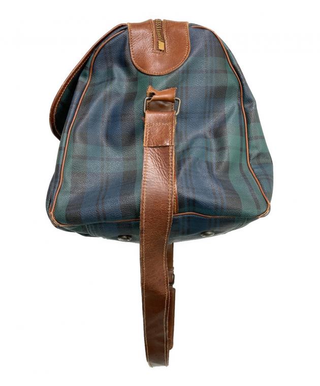ラルフローレン 2WAY ボストンバッグ ミニ 希少 チェック ポロ 中古・古着通販】POLO RALPH LAUREN (ポロ・ラルフローレン) チェック