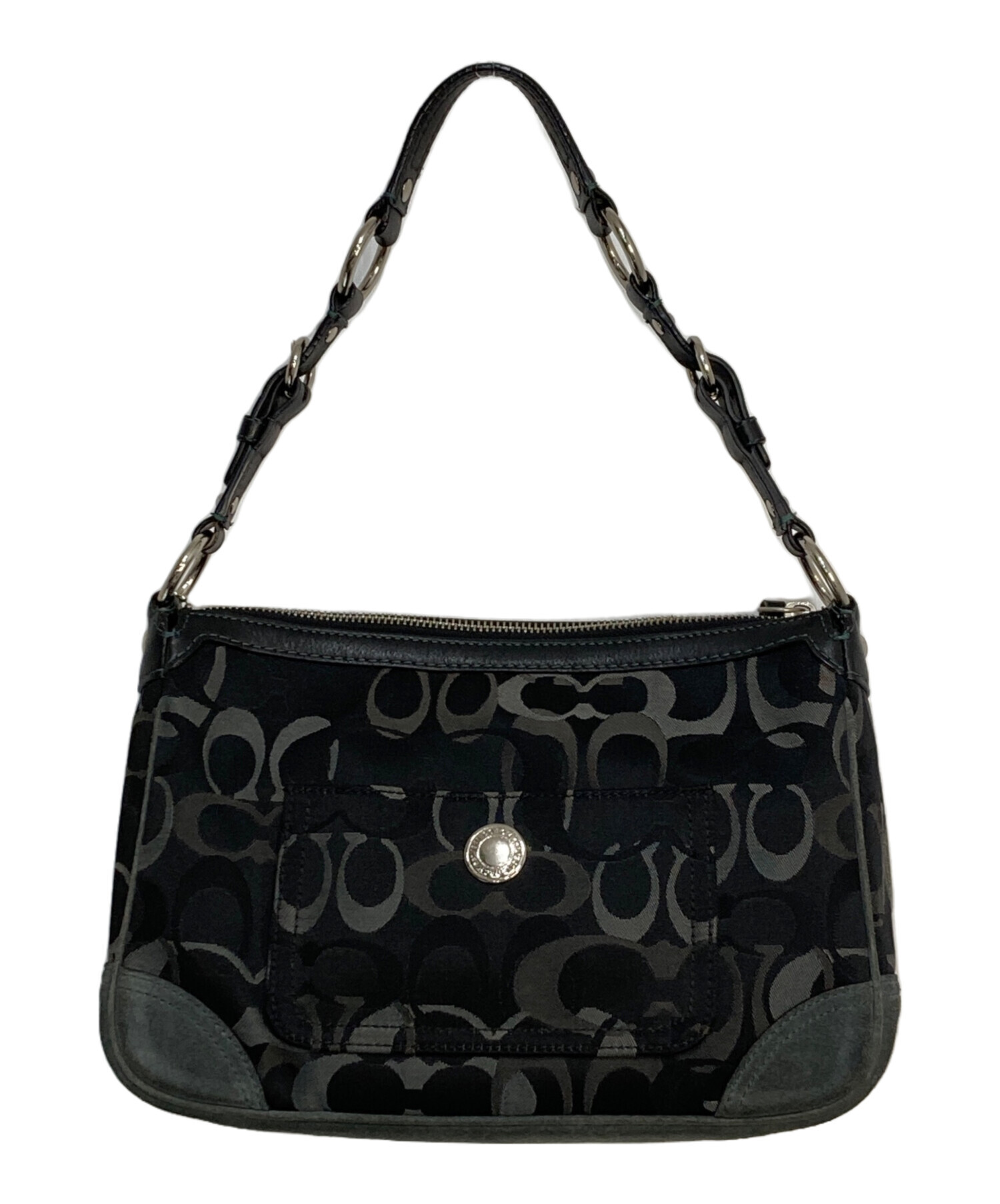 中古・古着通販】COACH (コーチ) シグネチャー ワンショルダーバッグ