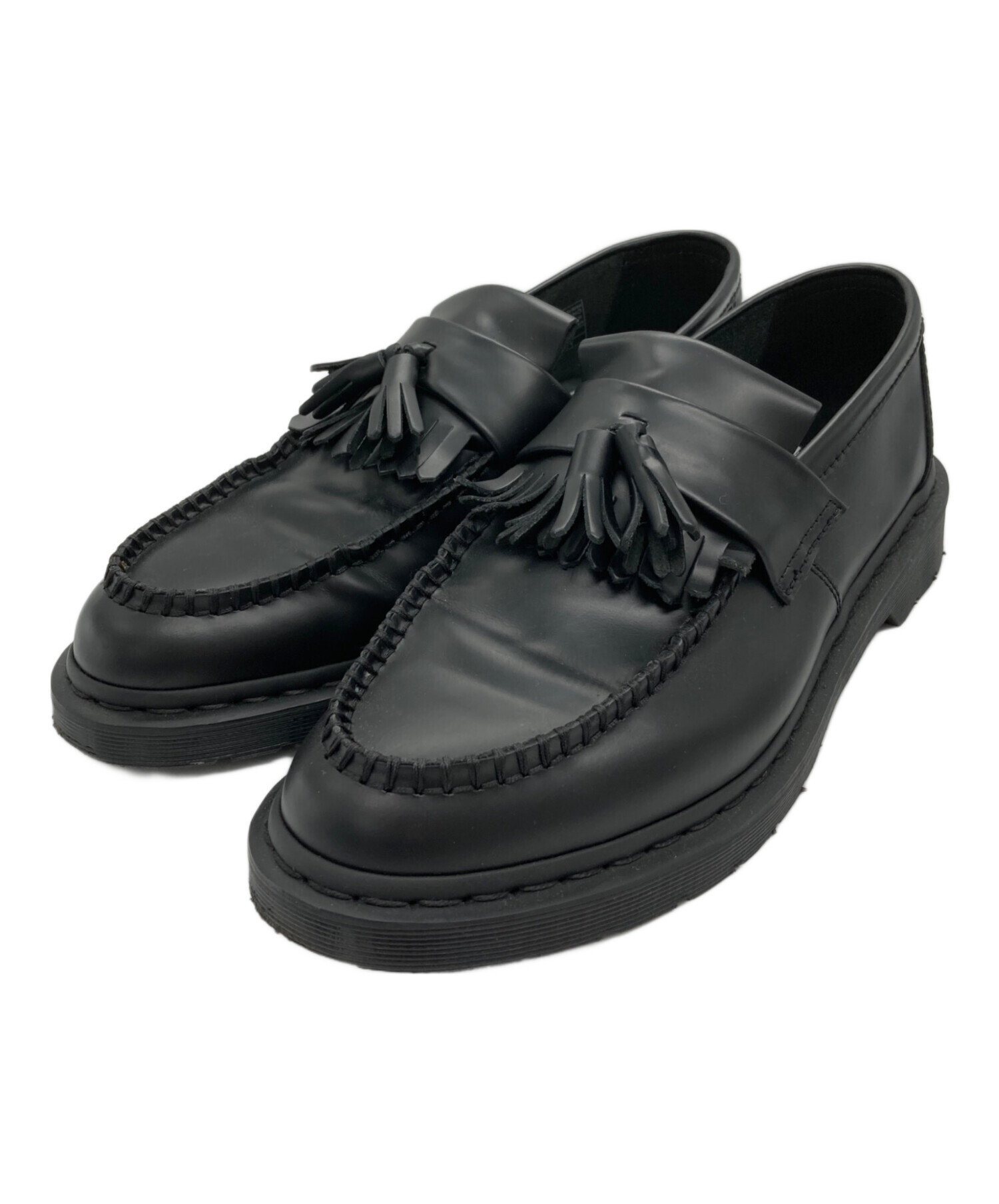 Dr. Martens タッセルローファー ブラック 27 エイドリアンタッセル ドクターマーチン ローファー メンズ 中古・古着