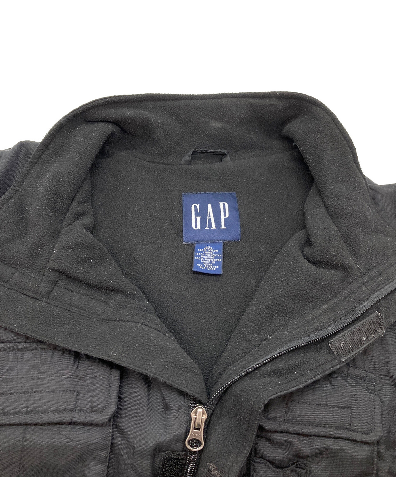 中古・古着通販】OLD GAP (オールドギャップ) ナイロンベスト ブラック
