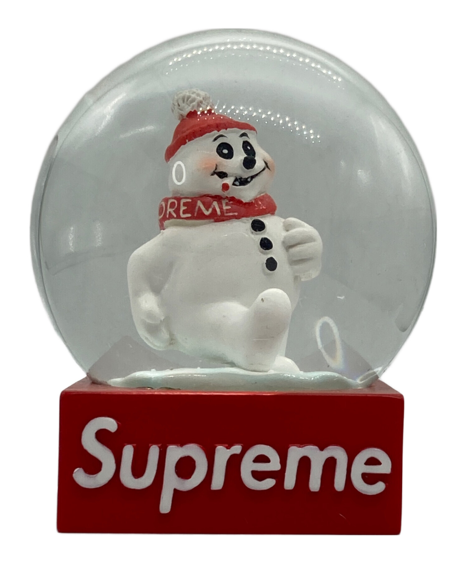 Supreme シュプリーム スノーマン スノーグローブ スノードーム 中古・古着通販】Supreme (シュプリーム) SNOWMAN SNOWGLOBE レッド