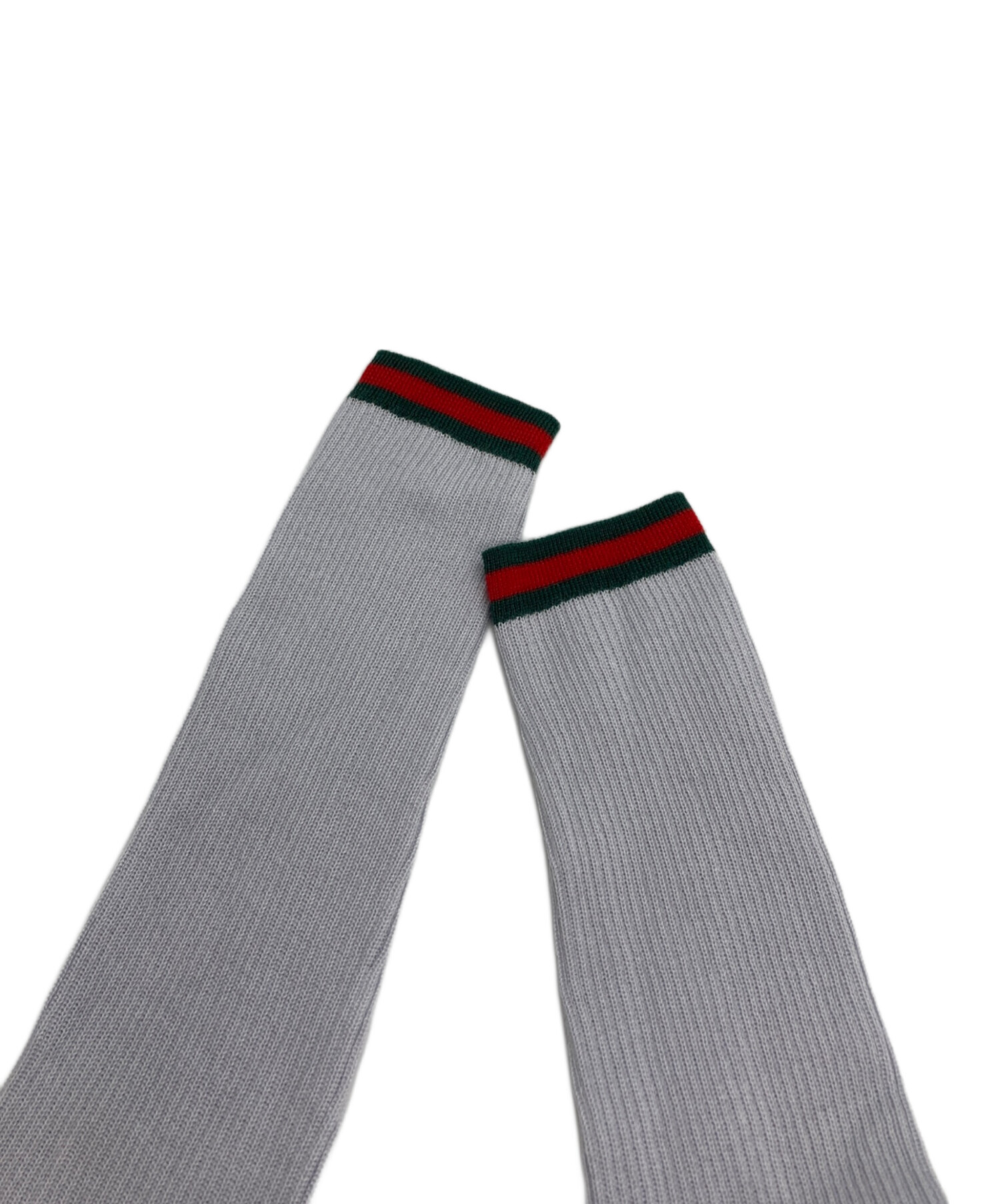 GUCCI グッチ カシミヤ シルク ニット XL グレー シェリーライン 美品 中古・古着通販】GUCCI (グッチ) シェリーライン シルクカシミヤニット
