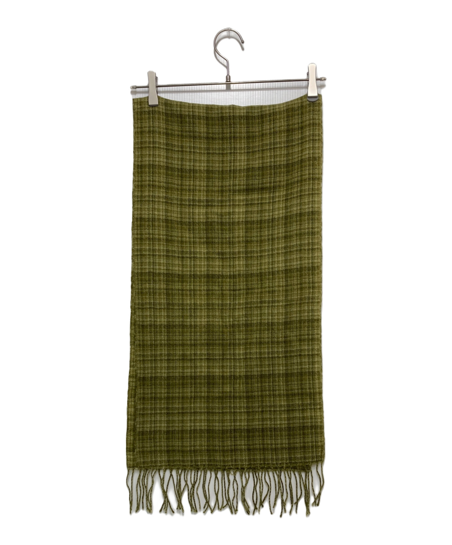 ISSEY MIYAKE チェック柄メッシュストール ISSEY MIYAKE チェック柄メッシュストール 中古・古着通販】im MIYAKE