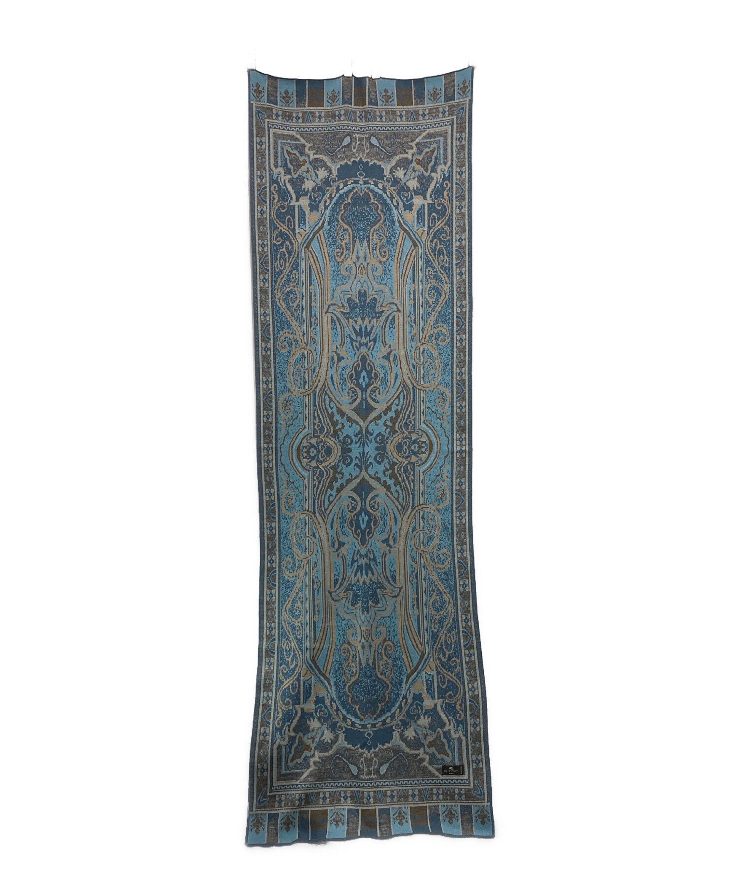 中古・古着通販】ETRO (エトロ) ペイズリーストール ブルー｜ブランド