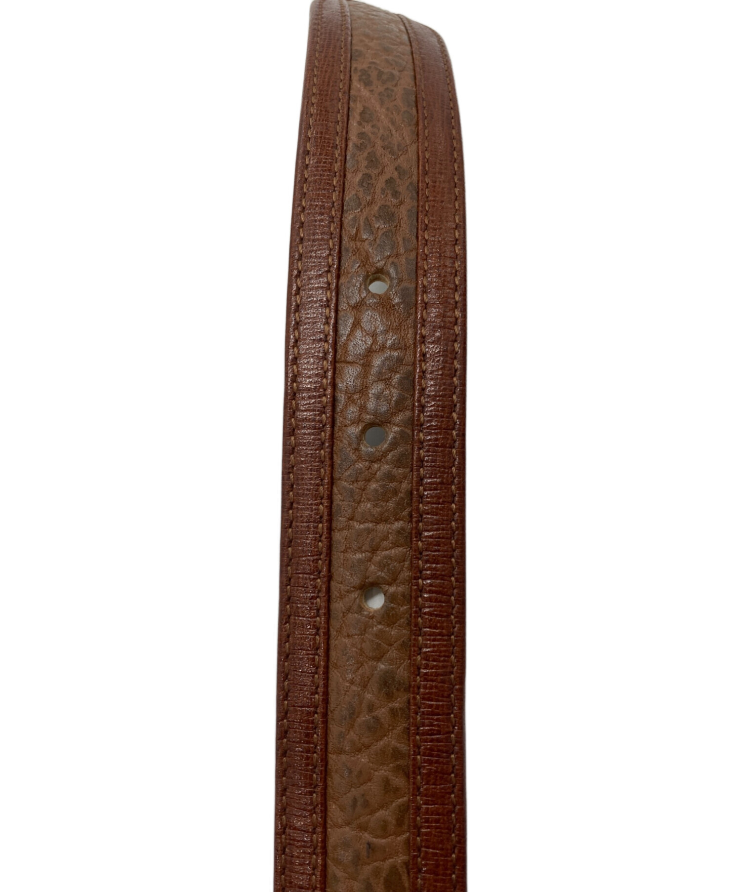 美品Christian Dior MONSIEUR ディオール ロゴレザーベルト 中古・古着