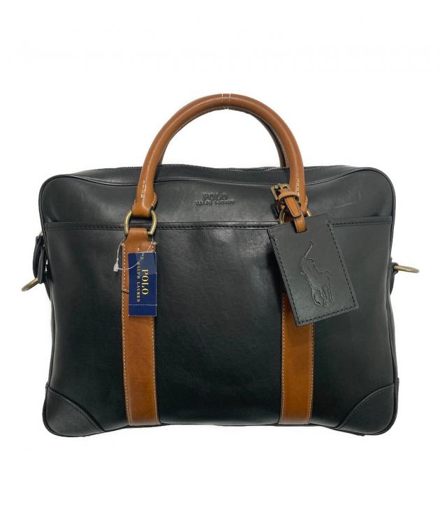 新品・未使用【POLO RALPH LAUREN】オフィスバッグ ビジネスバッグ 中古・古着通販】POLO RALPH LAUREN (ポロ・ラルフローレン) バイ