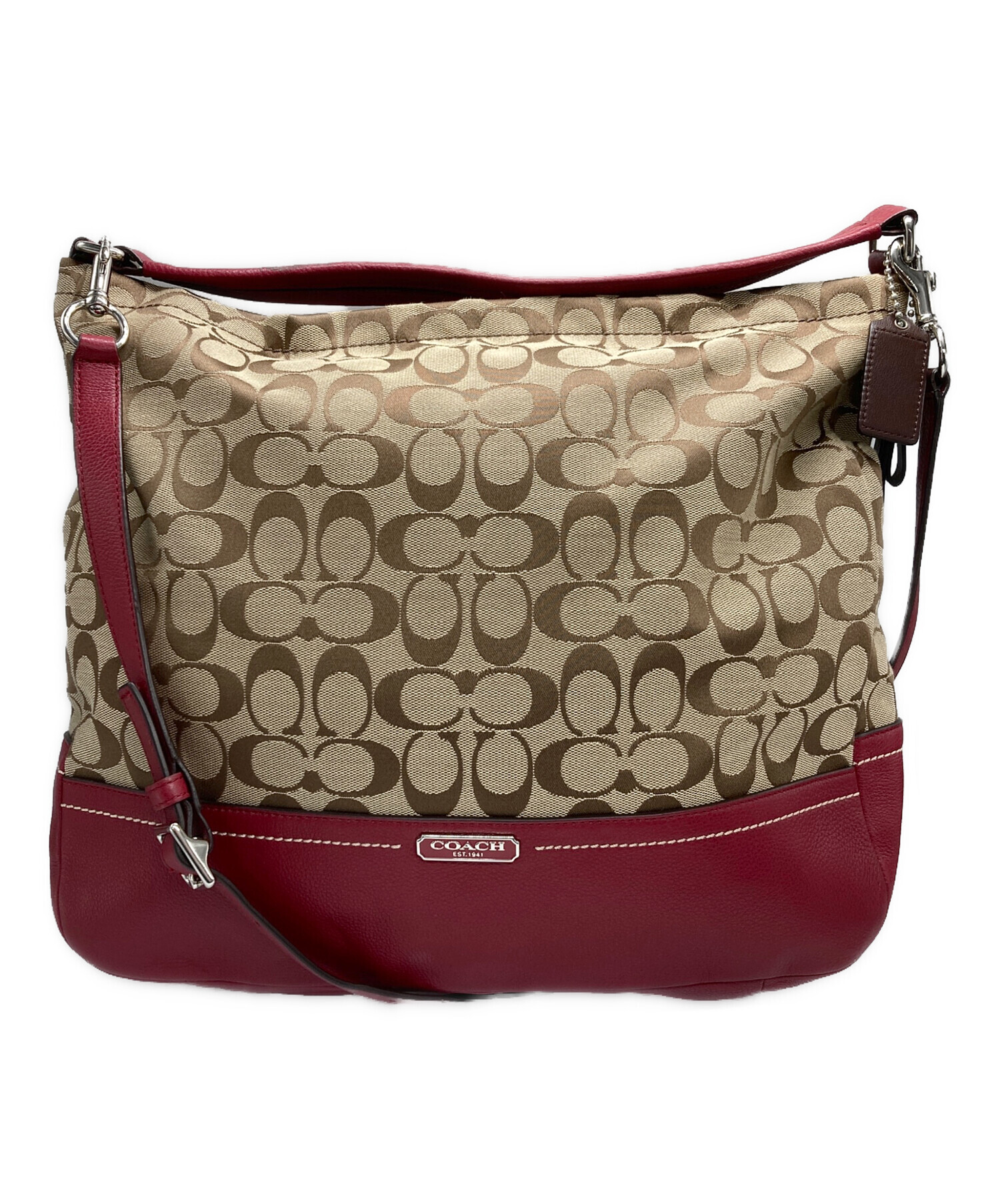 中古・古着通販】COACH (コーチ) シグネチャー2WAYショルダーバッグ