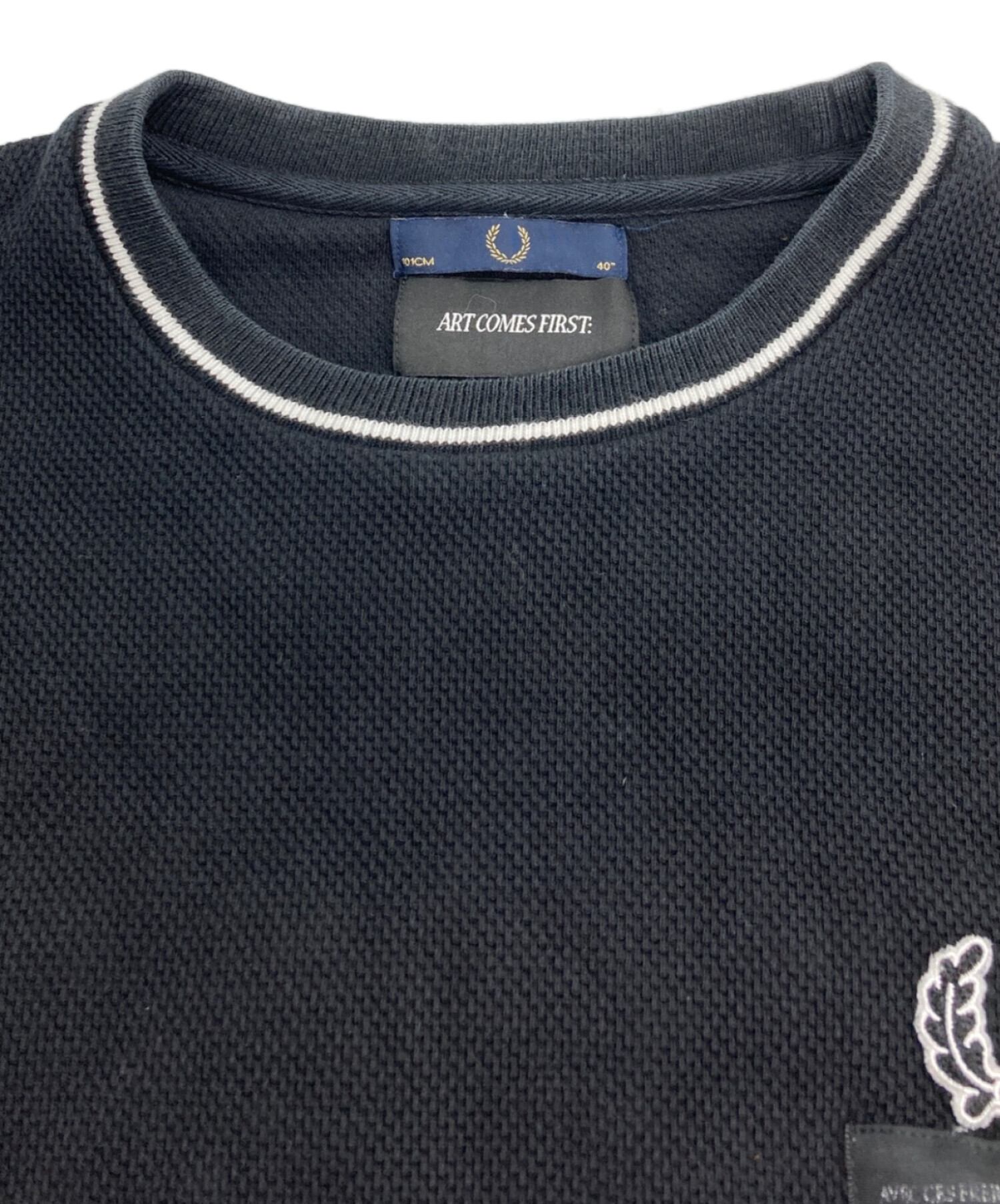 即完品 fredperry×ART COMES FIRST サーマルスウェット 中古・古着通販】FRED PERRY (フレッドペリー) ART COMES FIRST