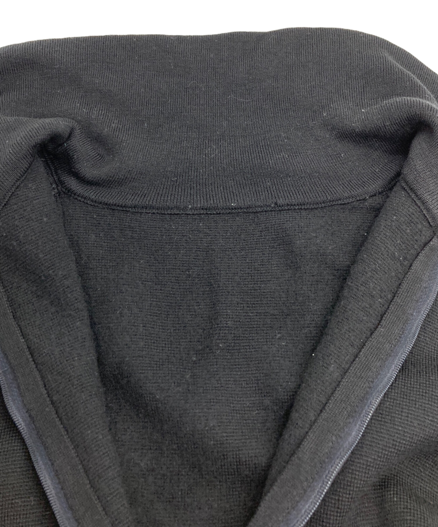 PRADA 99FW ハーフジップ ナイロン切り替え ニット グレー 中古・古着通販】PRADA SPORTS (プラダスポーツ) ナイロン切替ハーフ