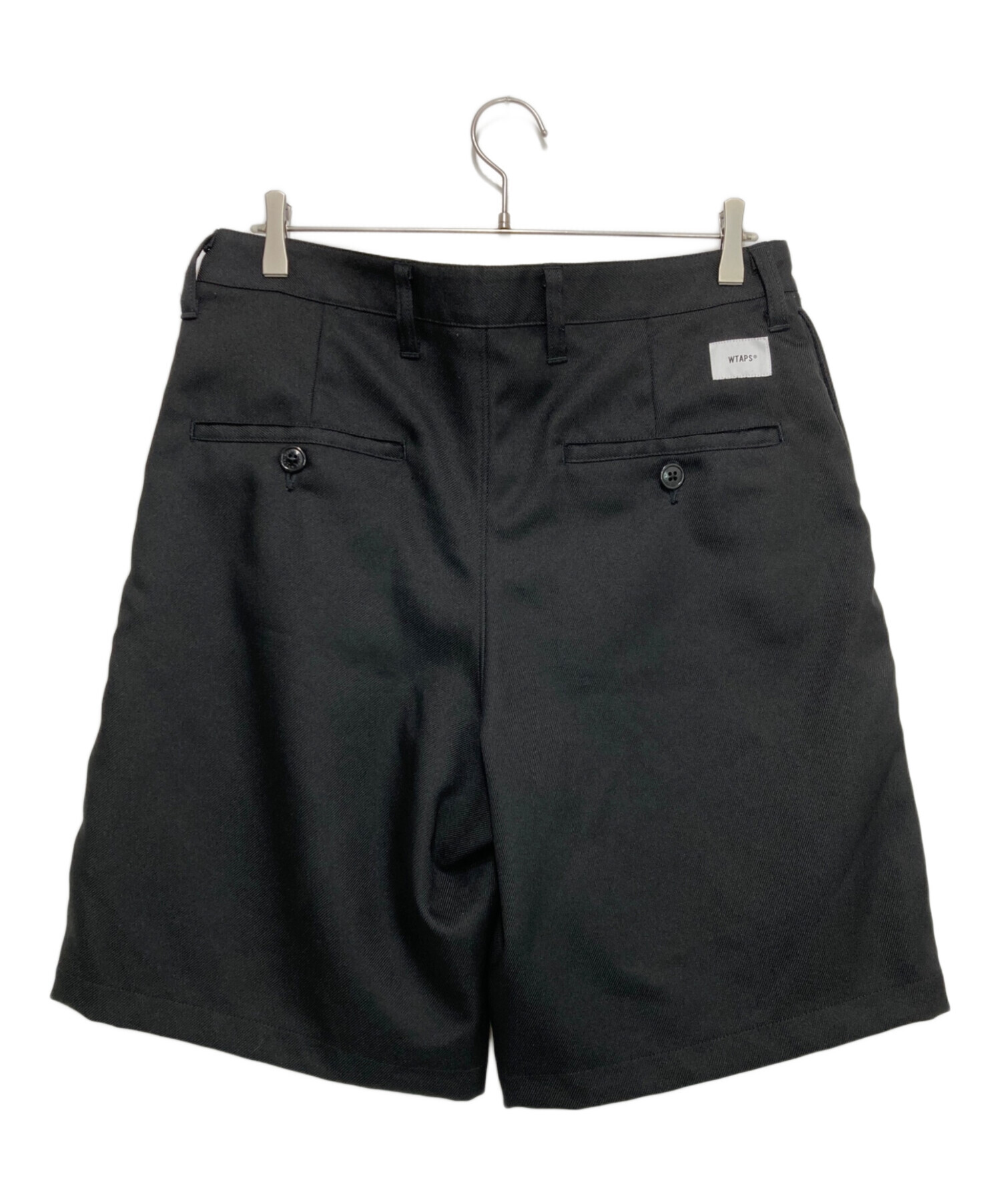 中古・古着通販】WTAPS (ダブルタップス) SHORTS POLY.TWILL ブラック