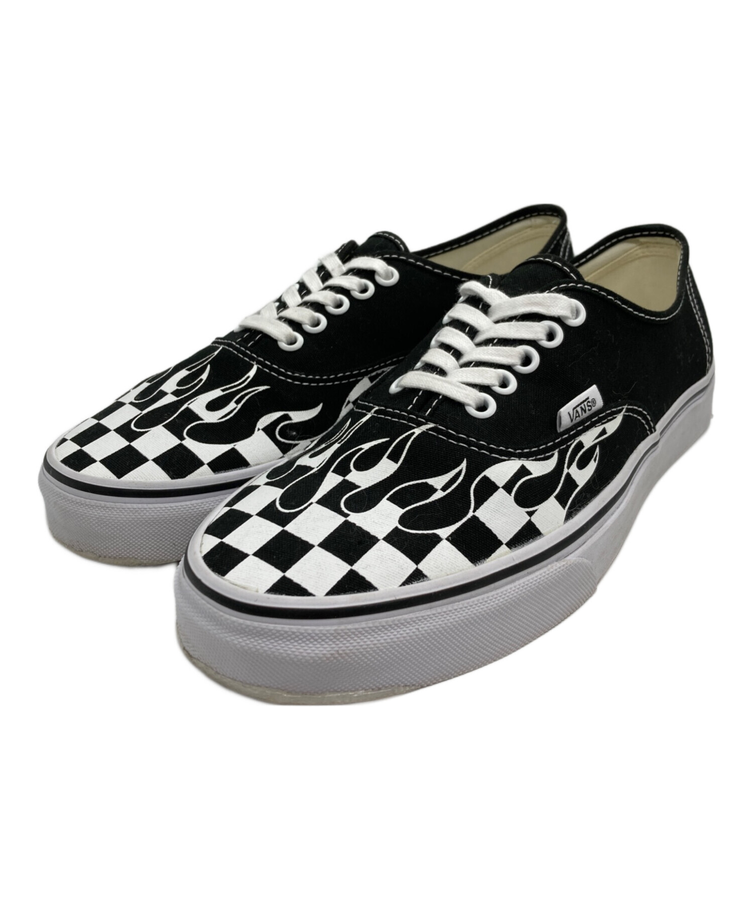 中古・古着通販】VANS (ヴァンズ) Authentic 'Checker Flame' ブラック