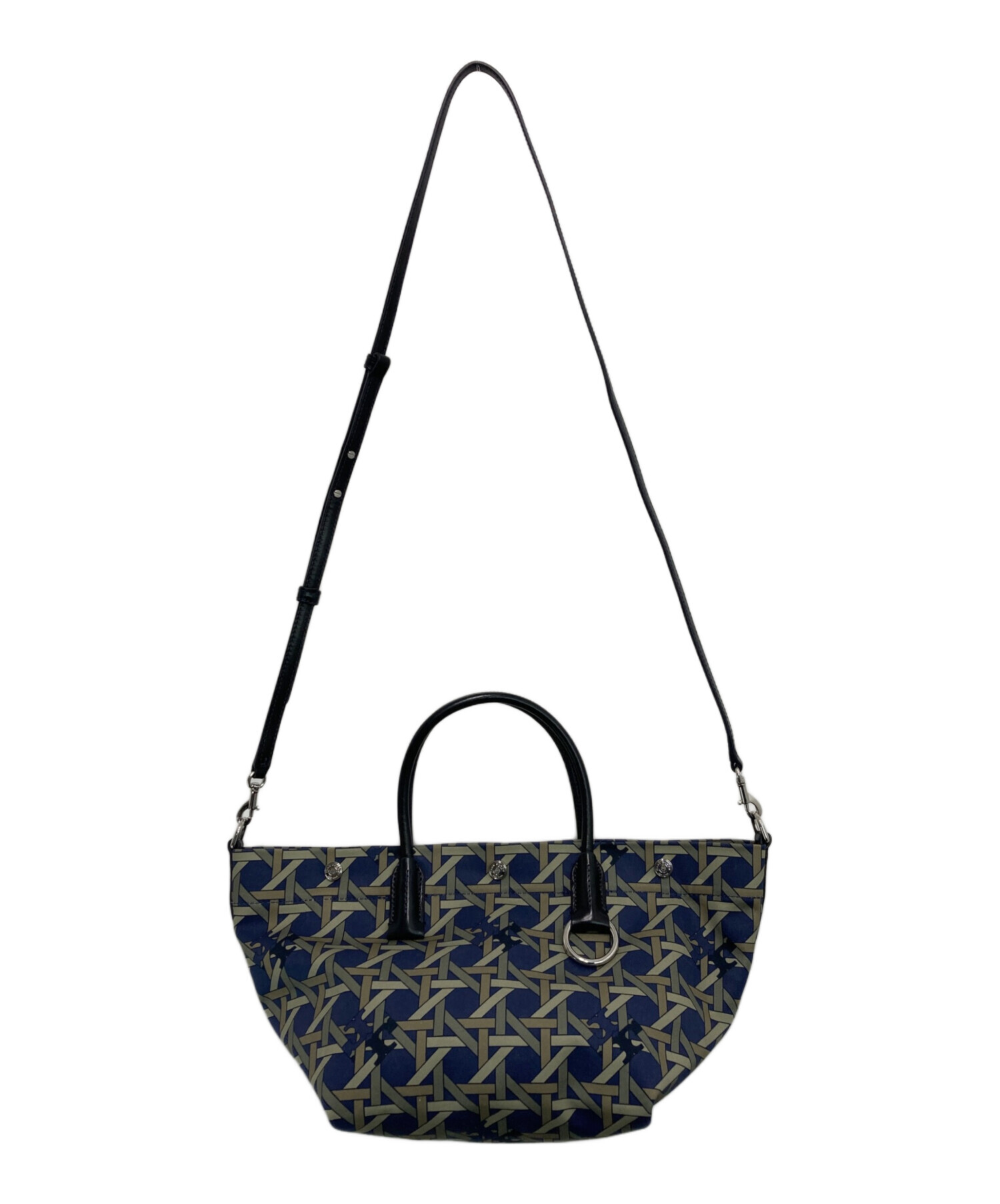 中古・古着通販】TORY BURCH (トリーバーチ) CANVAS BASKETWEAVE SMALL