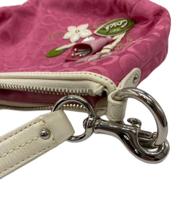 中古・古着通販】COACH (コーチ) フラワーモチーフ シグネチャー