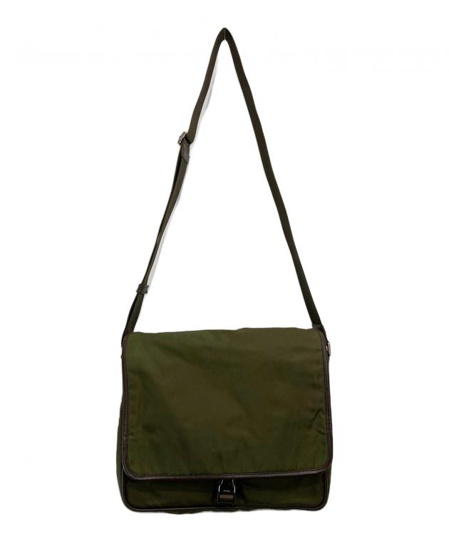 中古・古着通販】PRADA (プラダ) ロゴプレート ナイロンショルダー