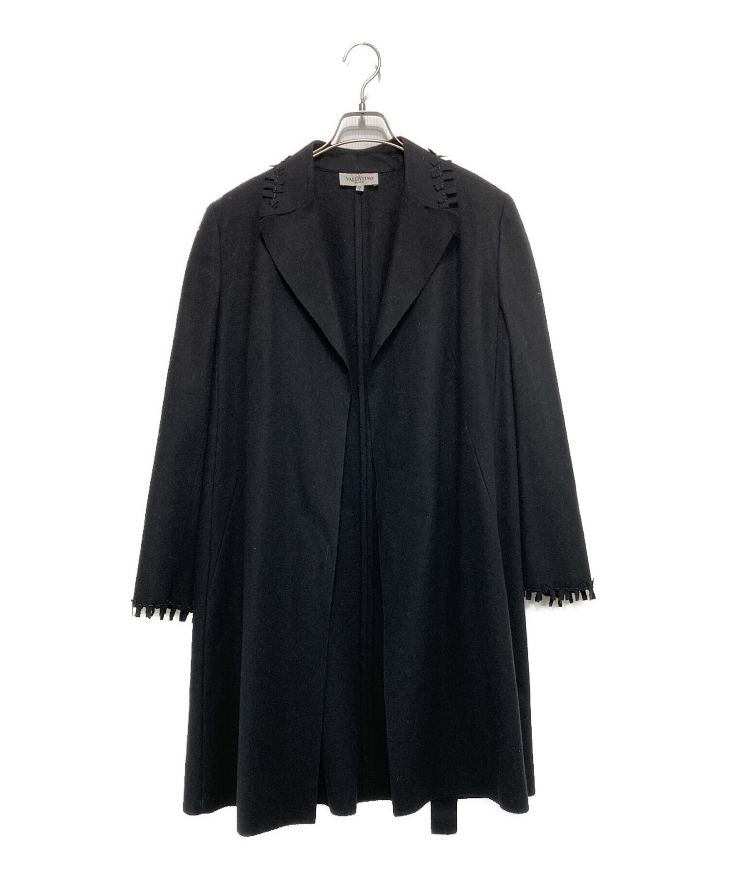 valentino スプリングコート　春コート　ヴァレンティノ　ステンカラー 中古・古着通販】VALENTINO (ヴァレンティノ) デザインフリンジロング