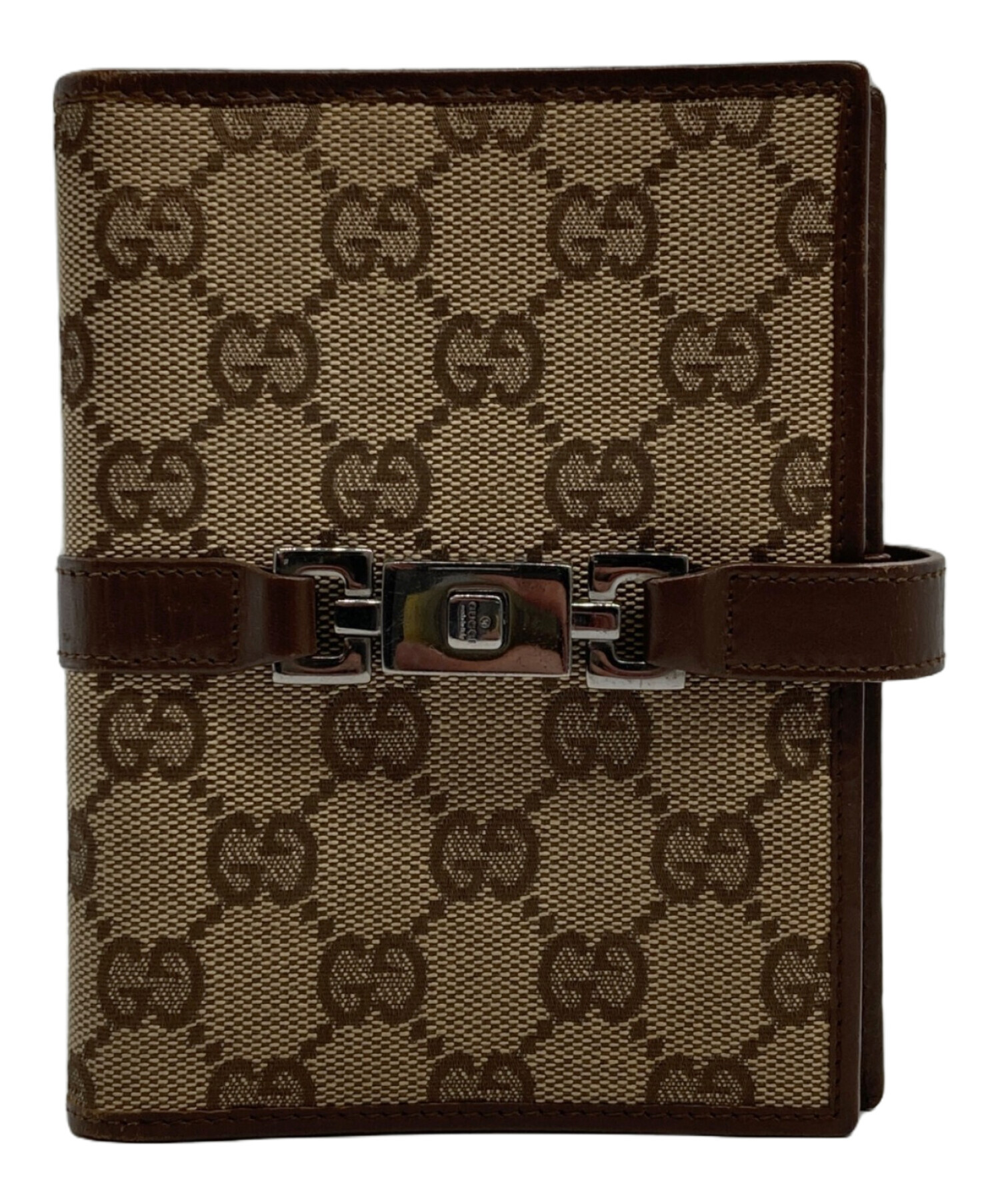Gucci GGキャンバス 手帳カバー イタリア製 / 90s オールドグッチ 中古・古着通販】GUCCI (グッチ) GGキャンバス ジャッキーライン 手帳