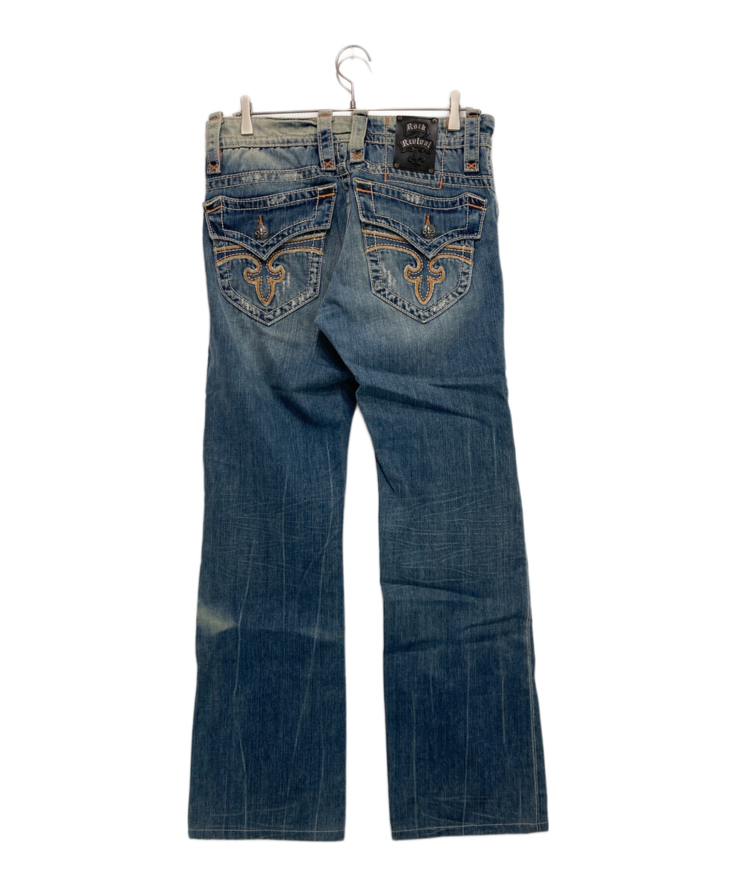 中古・古着通販】ROCK REVIVAL (ロックリバイバル) ダメージストレート