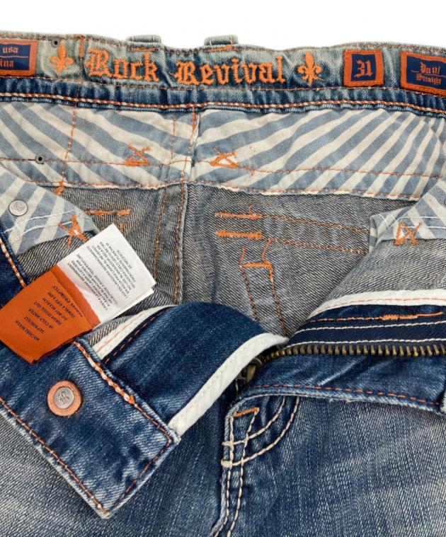 中古・古着通販】ROCK REVIVAL (ロックリバイバル) ダメージストレート