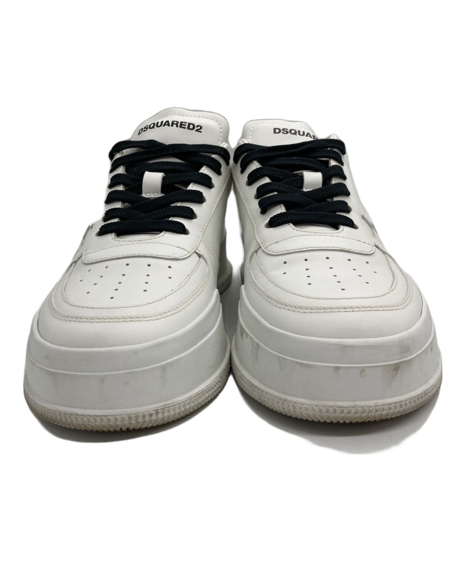 中古・古着通販】DSQUARED2 (ディースクエアード) ホワイトレザー