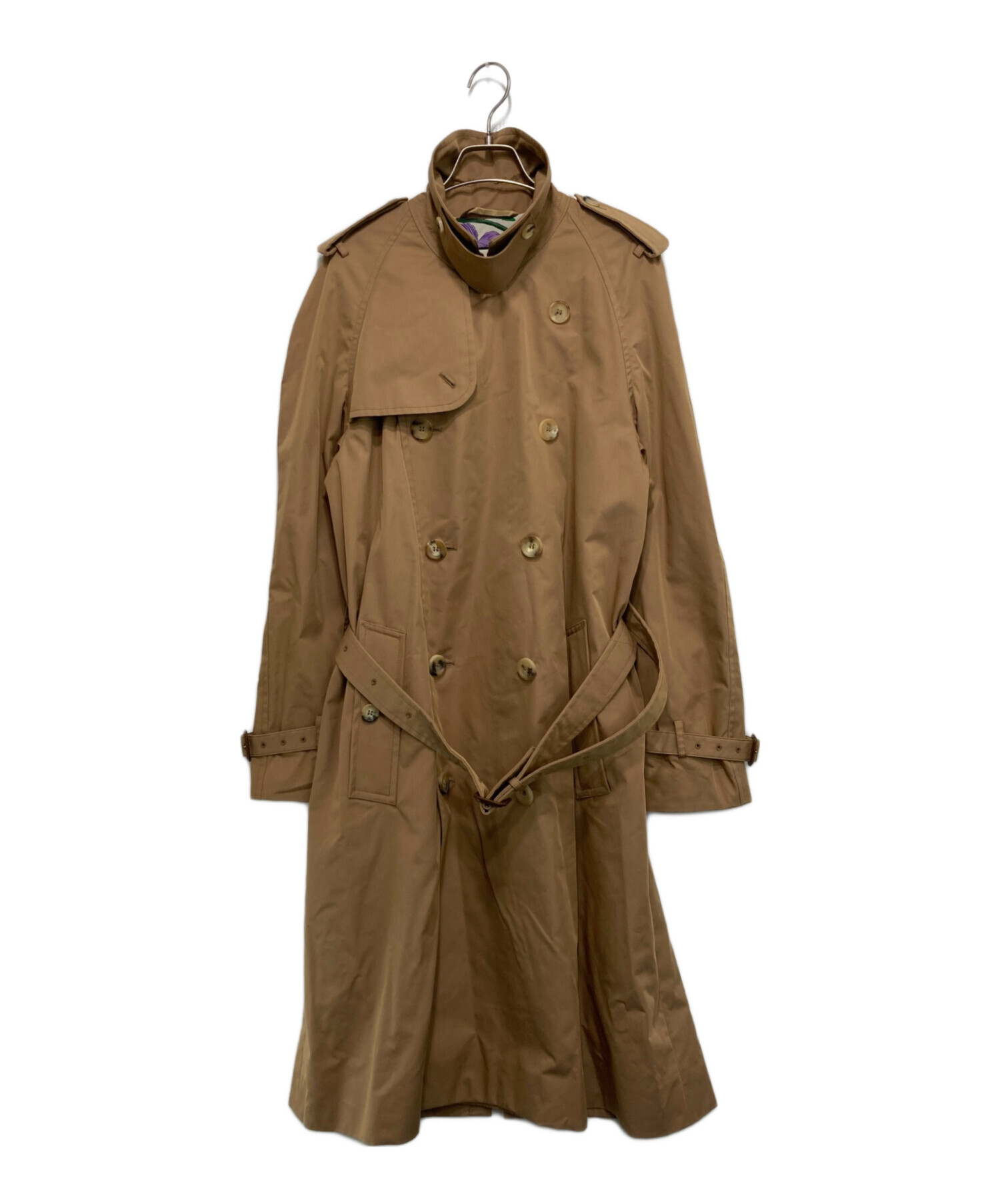 GUCCI トレンチジャケット 中古・古着通販】GUCCI (グッチ) Floral Pattern Lining Trench Coat