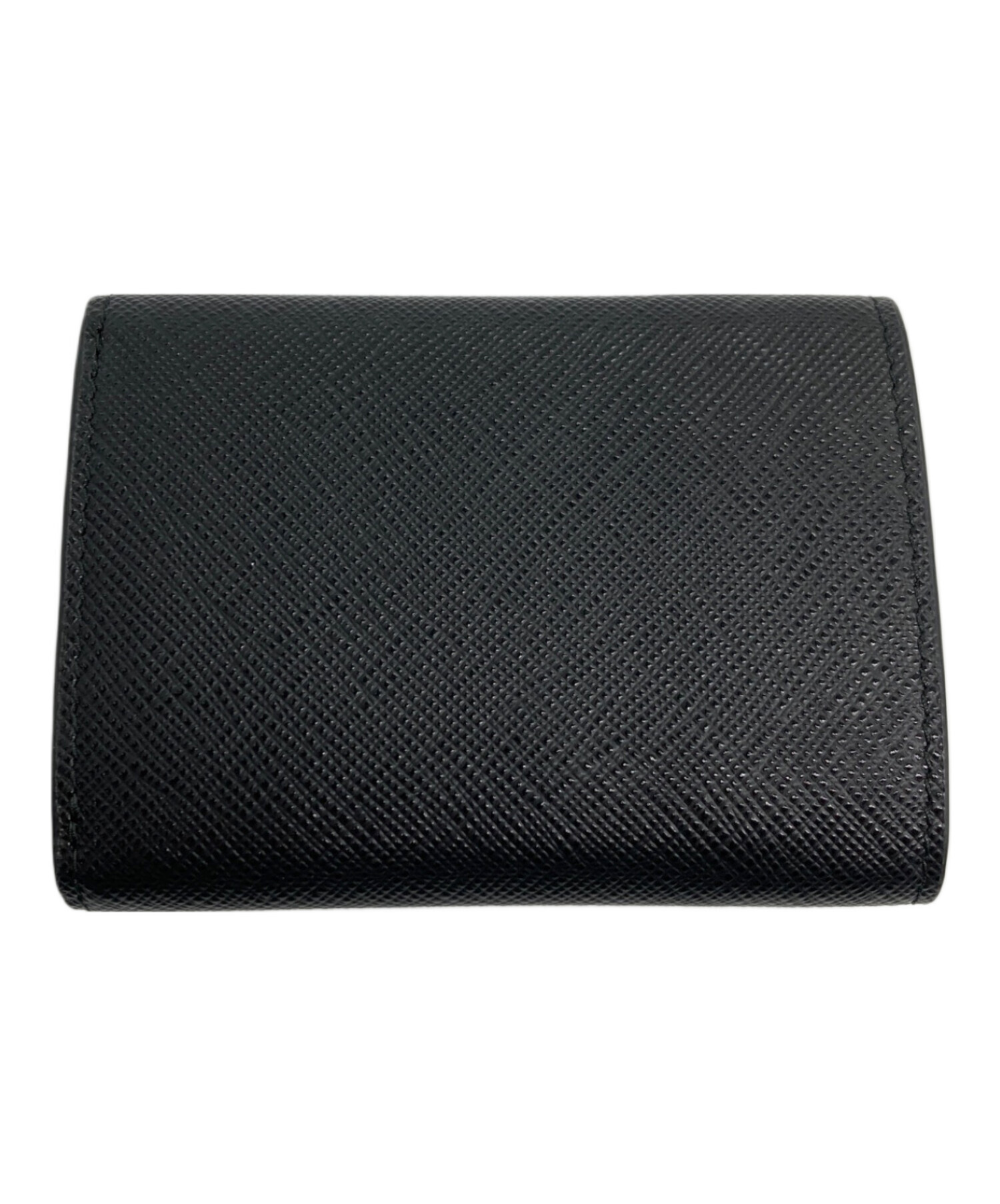 中古・古着通販】PRADA (プラダ) SAFFIANO TRIANGOLO TINY 3つ折り財布