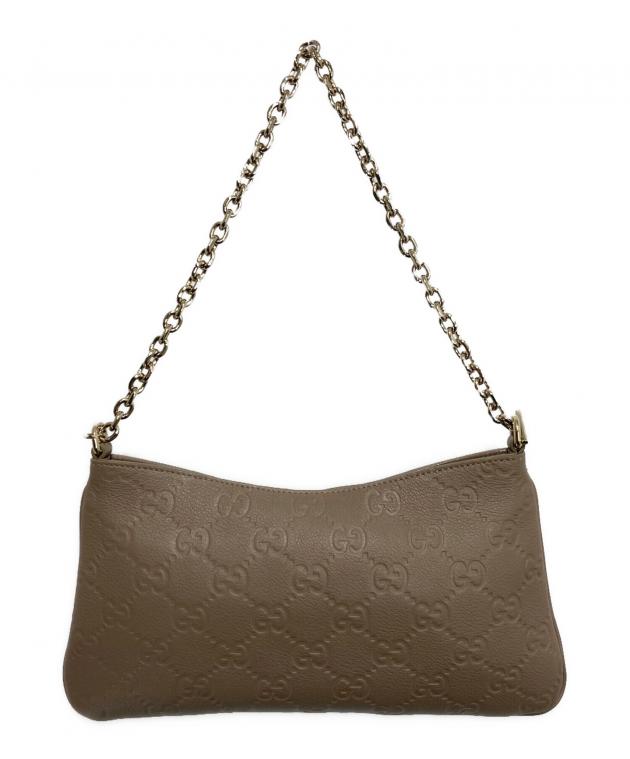 中古・古着通販】GUCCI (グッチ) GGエンブレム ミディアム チェーン
